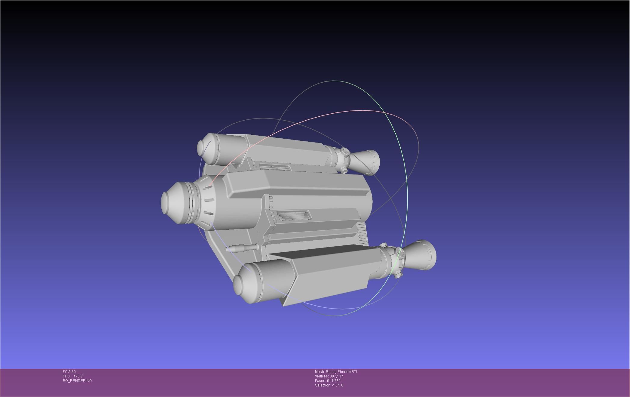 Star Wars The Mandalorian Rising Phoenix Jetpack 3D print model_96