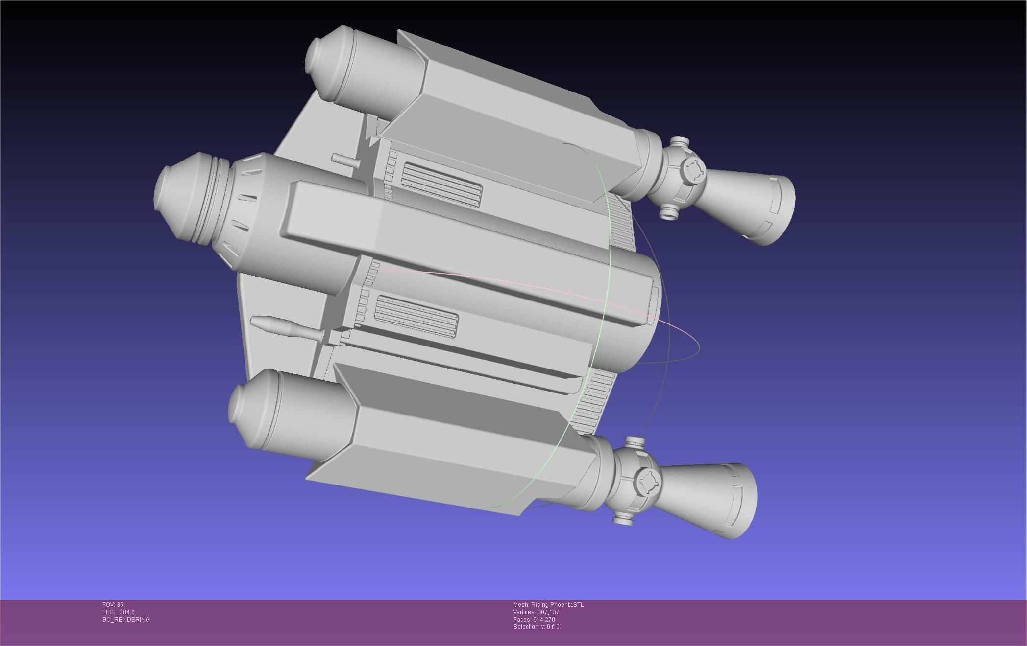 Star Wars The Mandalorian Rising Phoenix Jetpack 3D print model_135