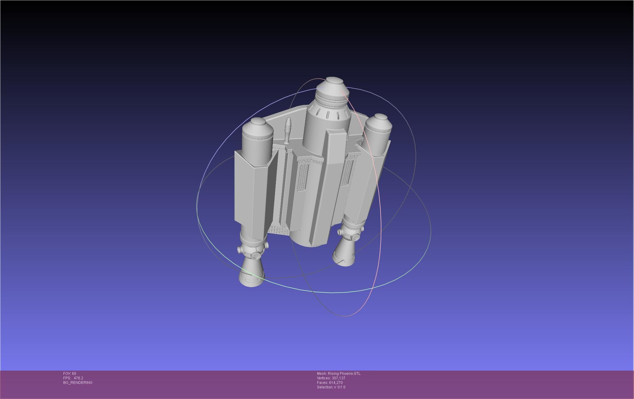 Star Wars The Mandalorian Rising Phoenix Jetpack 3D print model_66