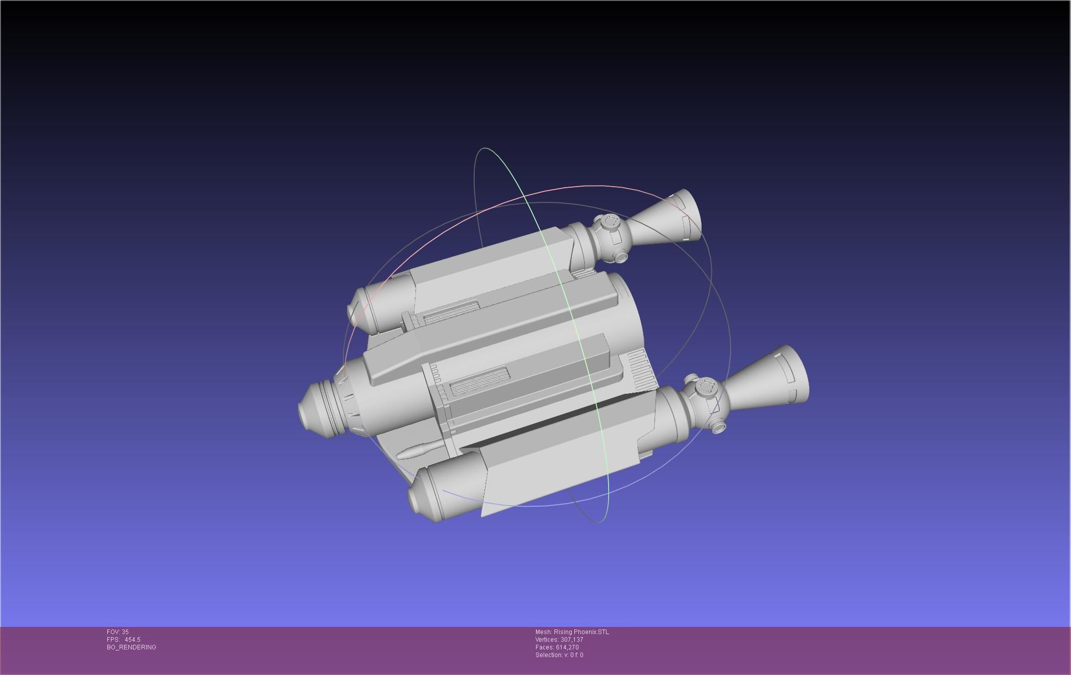 Star Wars The Mandalorian Rising Phoenix Jetpack 3D print model_121
