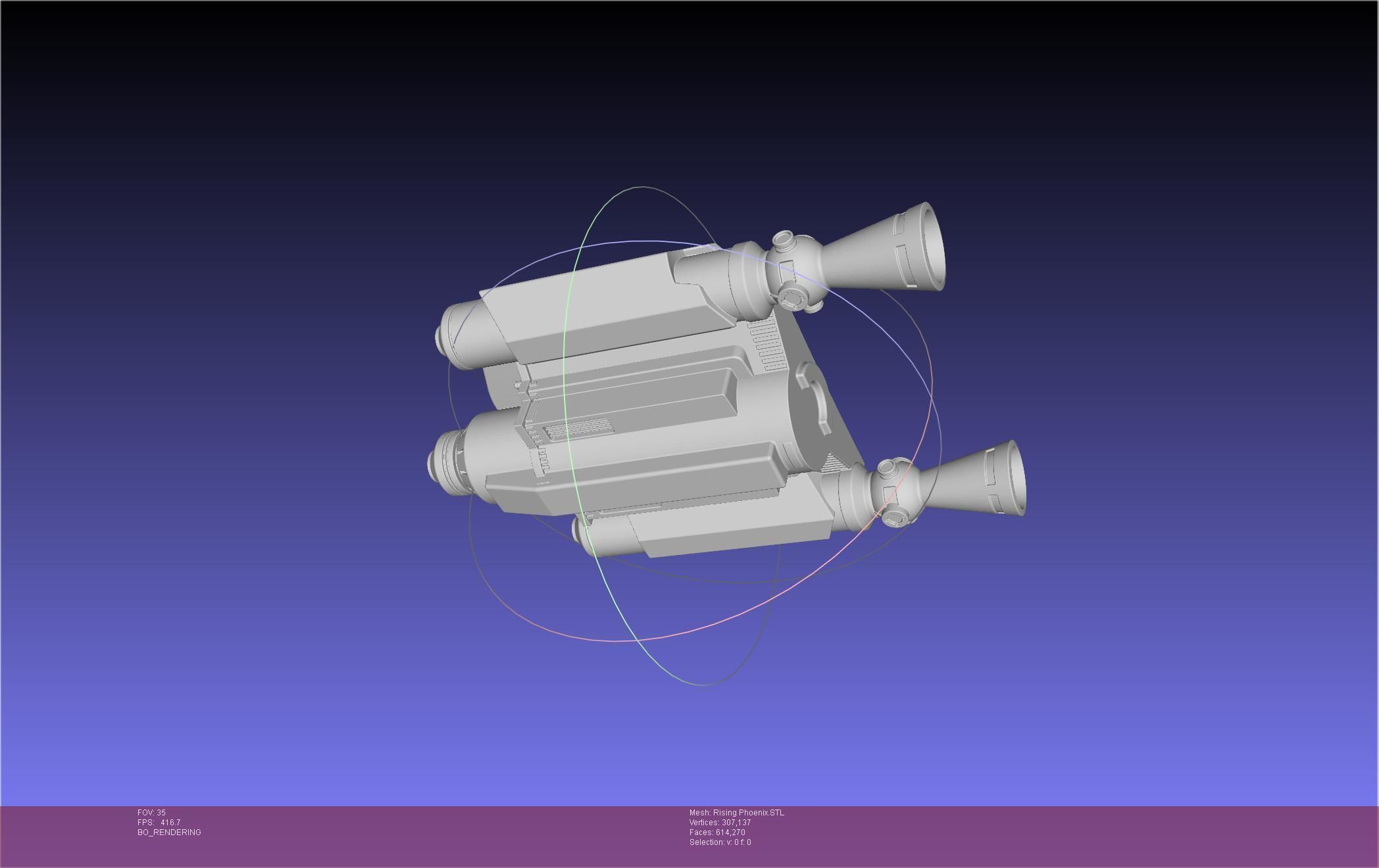Star Wars The Mandalorian Rising Phoenix Jetpack 3D print model_123