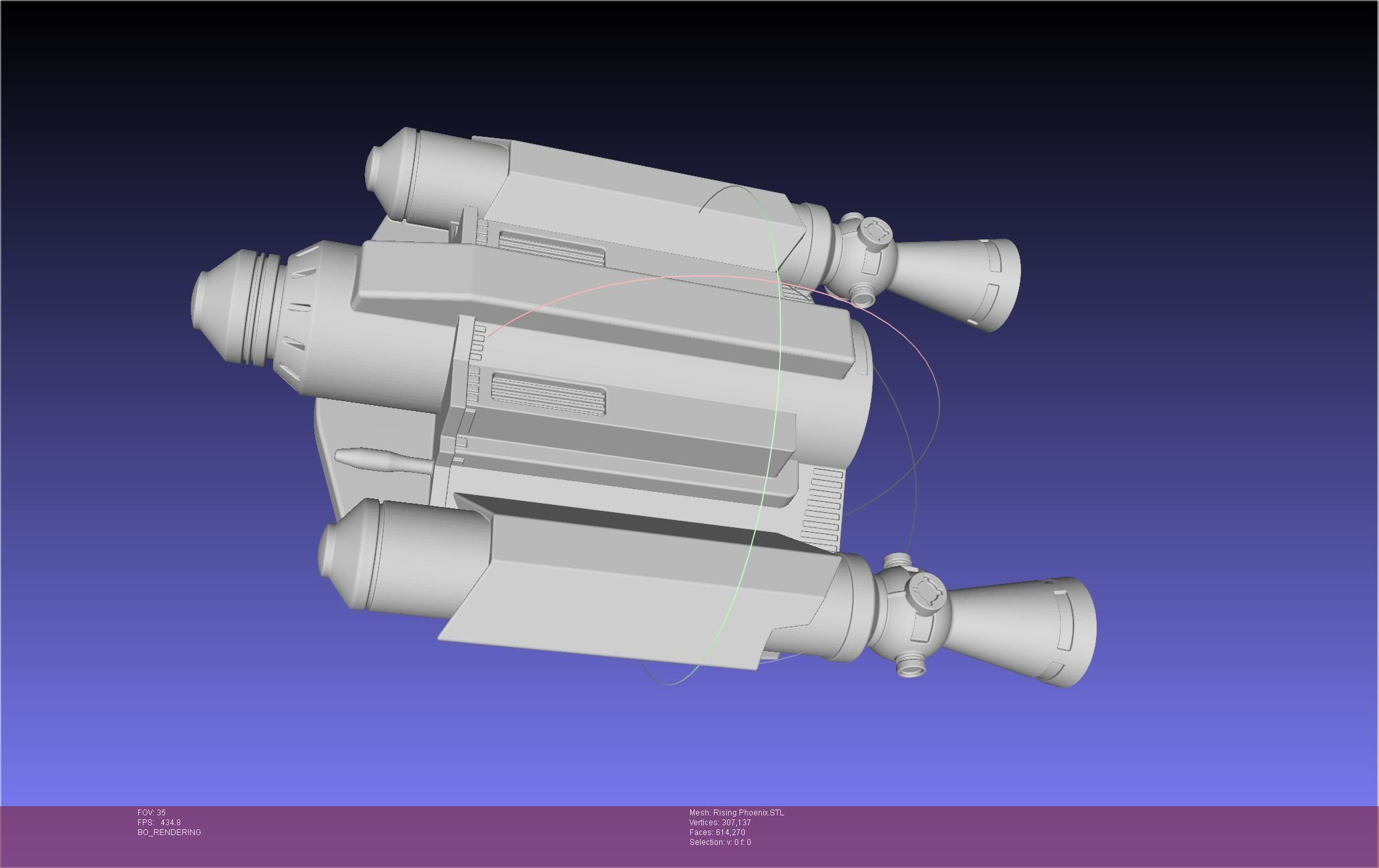 Star Wars The Mandalorian Rising Phoenix Jetpack 3D print model_137