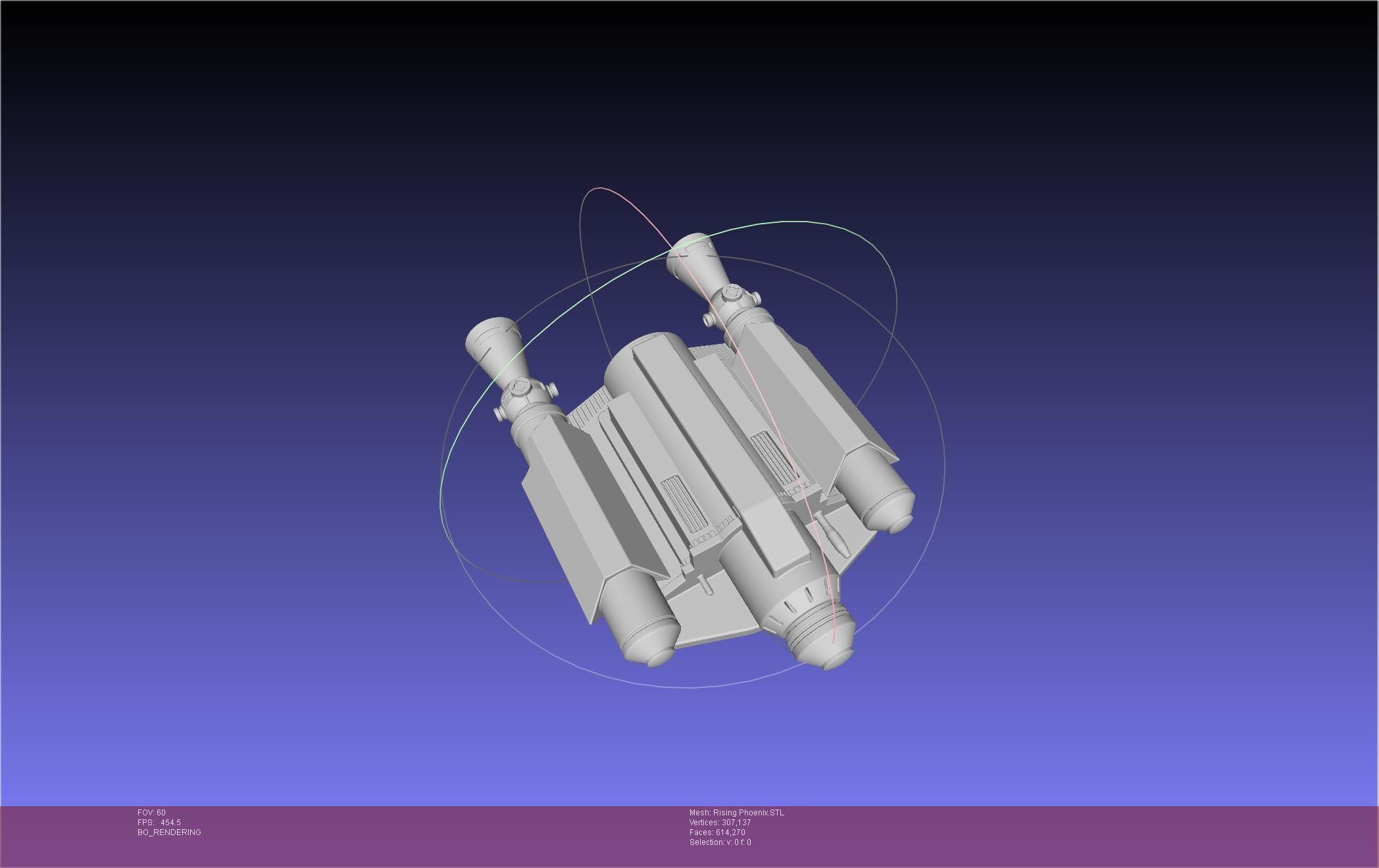 Star Wars The Mandalorian Rising Phoenix Jetpack 3D print model_51