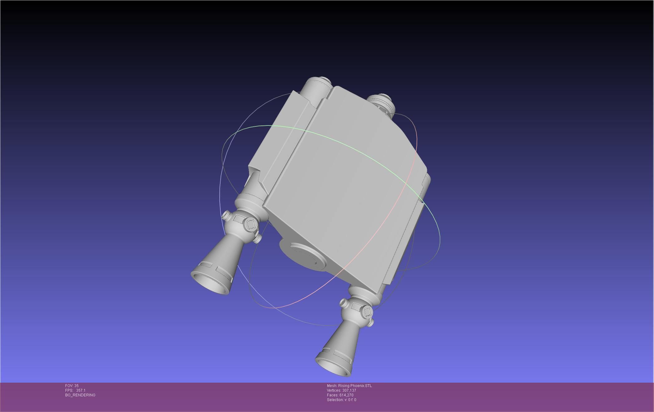 Star Wars The Mandalorian Rising Phoenix Jetpack 3D print model_125