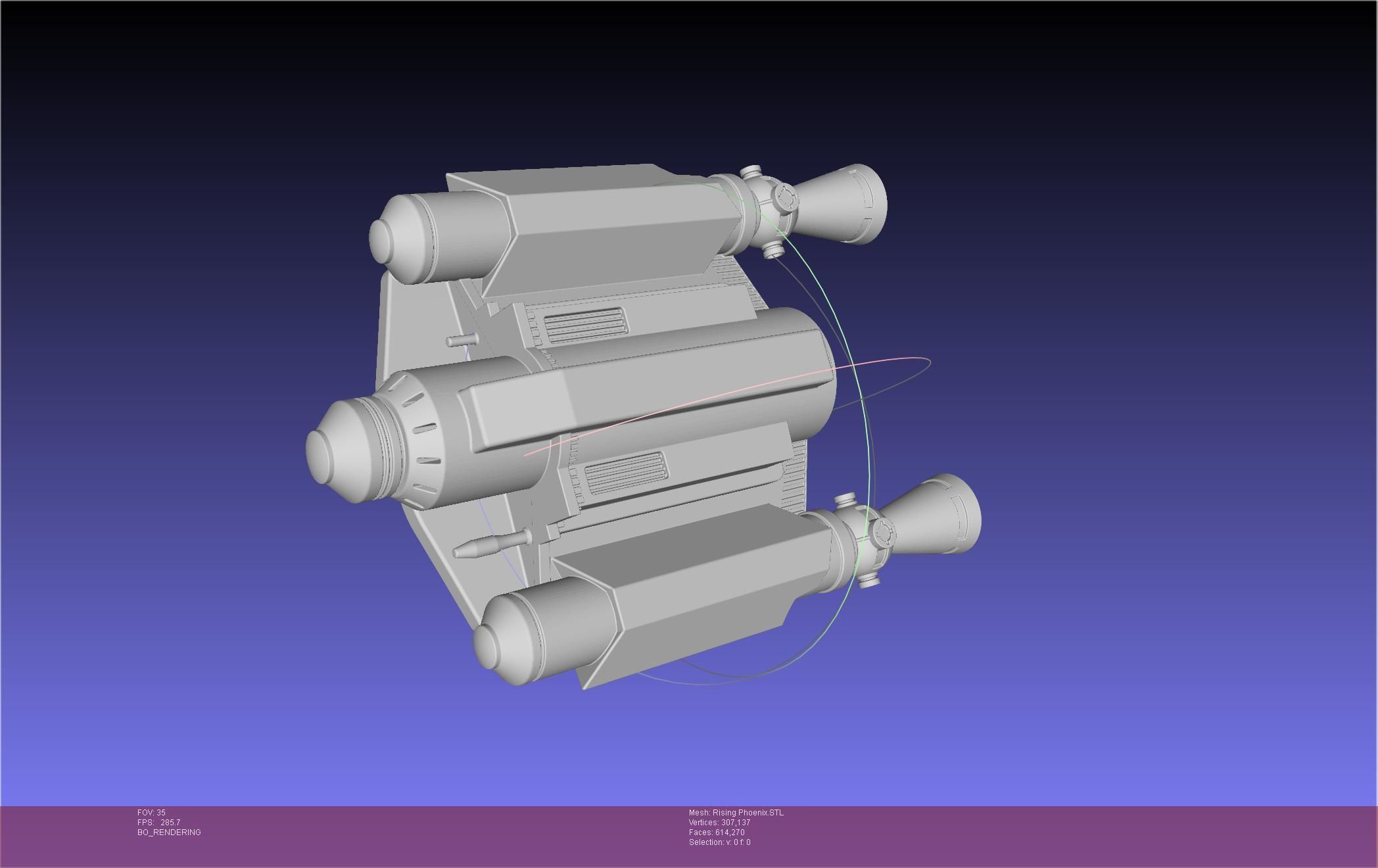 Star Wars The Mandalorian Rising Phoenix Jetpack 3D print model_146