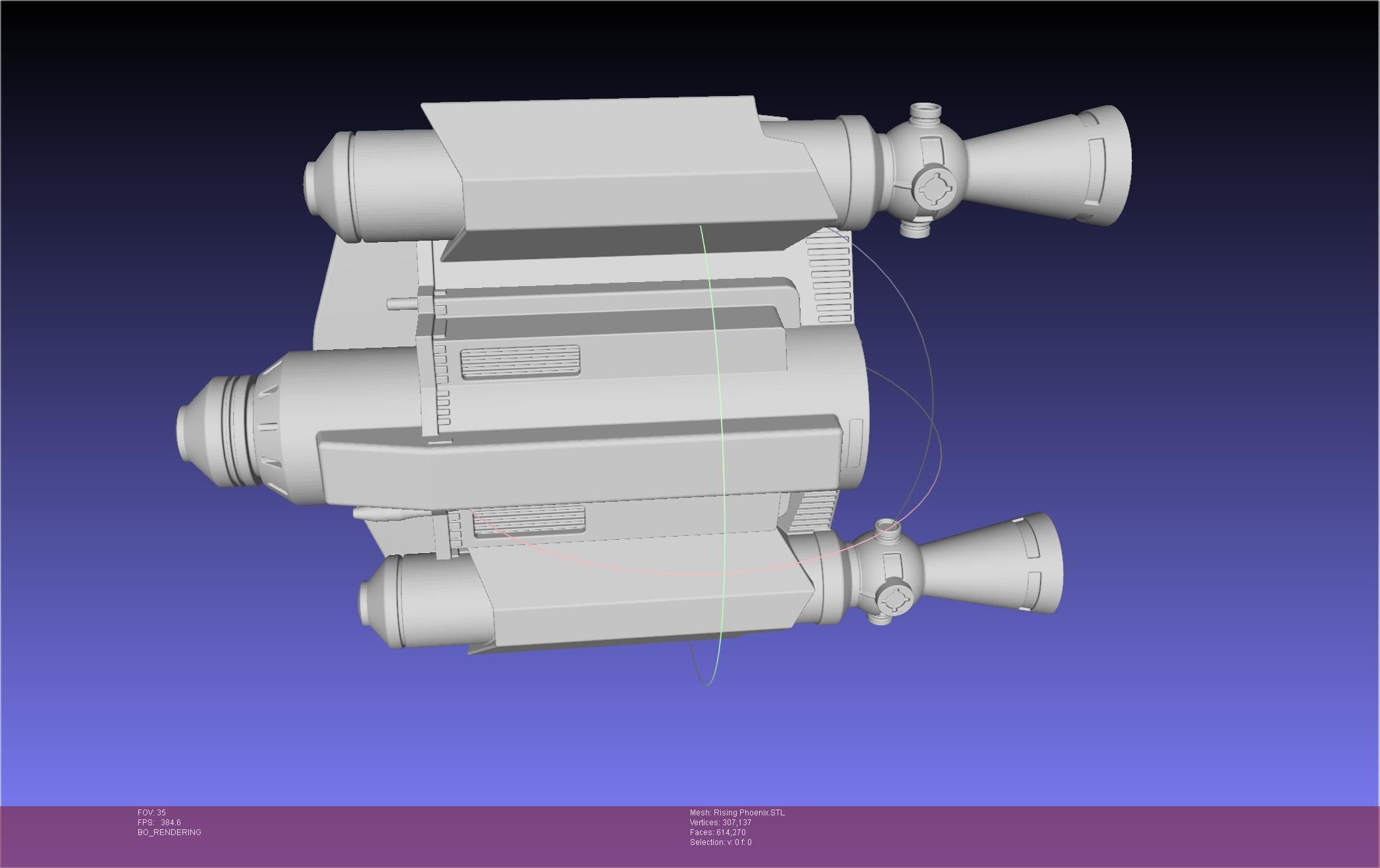 Star Wars The Mandalorian Rising Phoenix Jetpack 3D print model_136