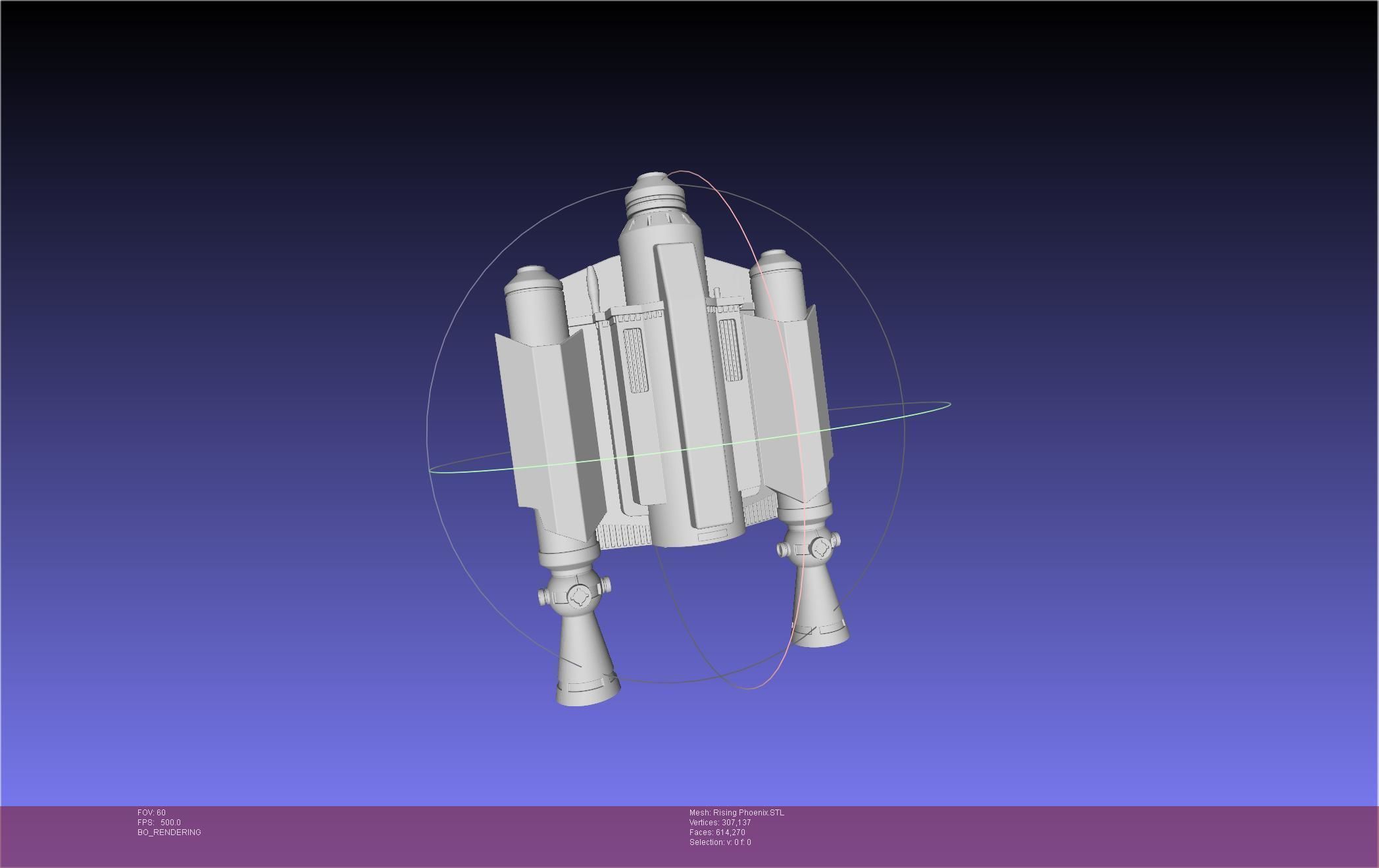 Star Wars The Mandalorian Rising Phoenix Jetpack 3D print model_73