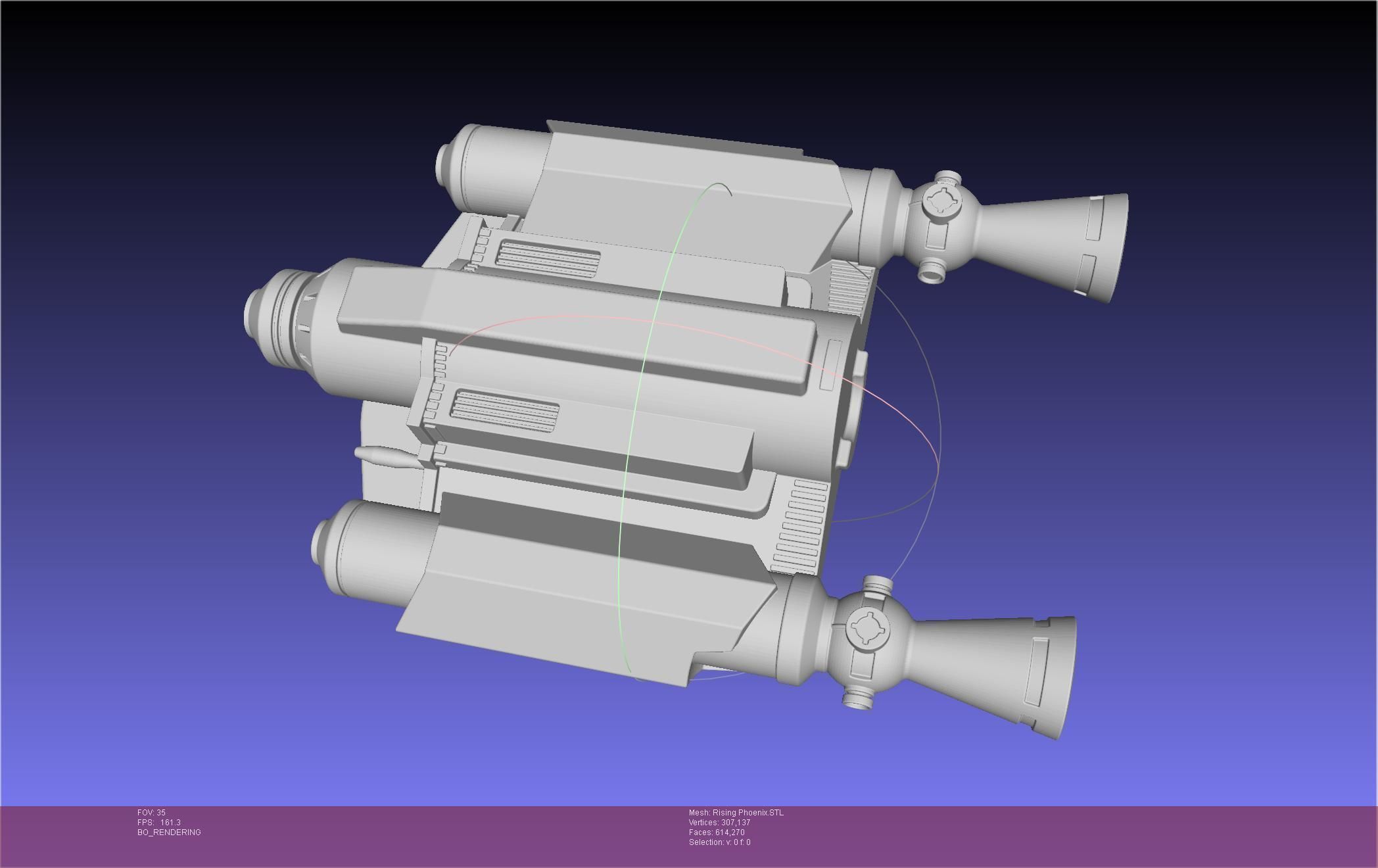 Star Wars The Mandalorian Rising Phoenix Jetpack 3D print model_134