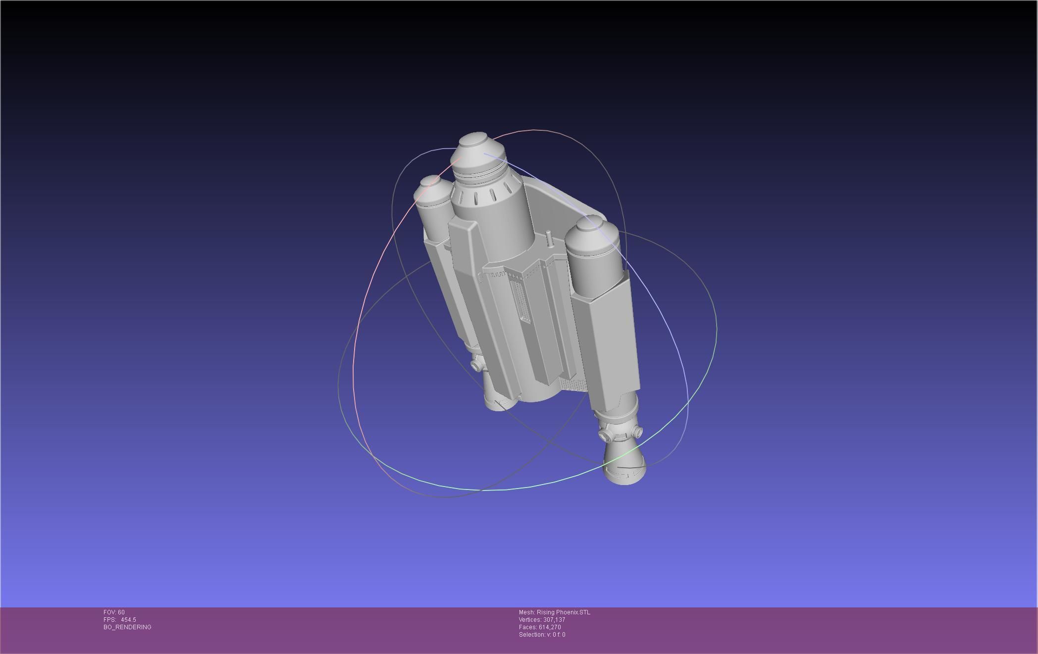 Star Wars The Mandalorian Rising Phoenix Jetpack 3D print model_63