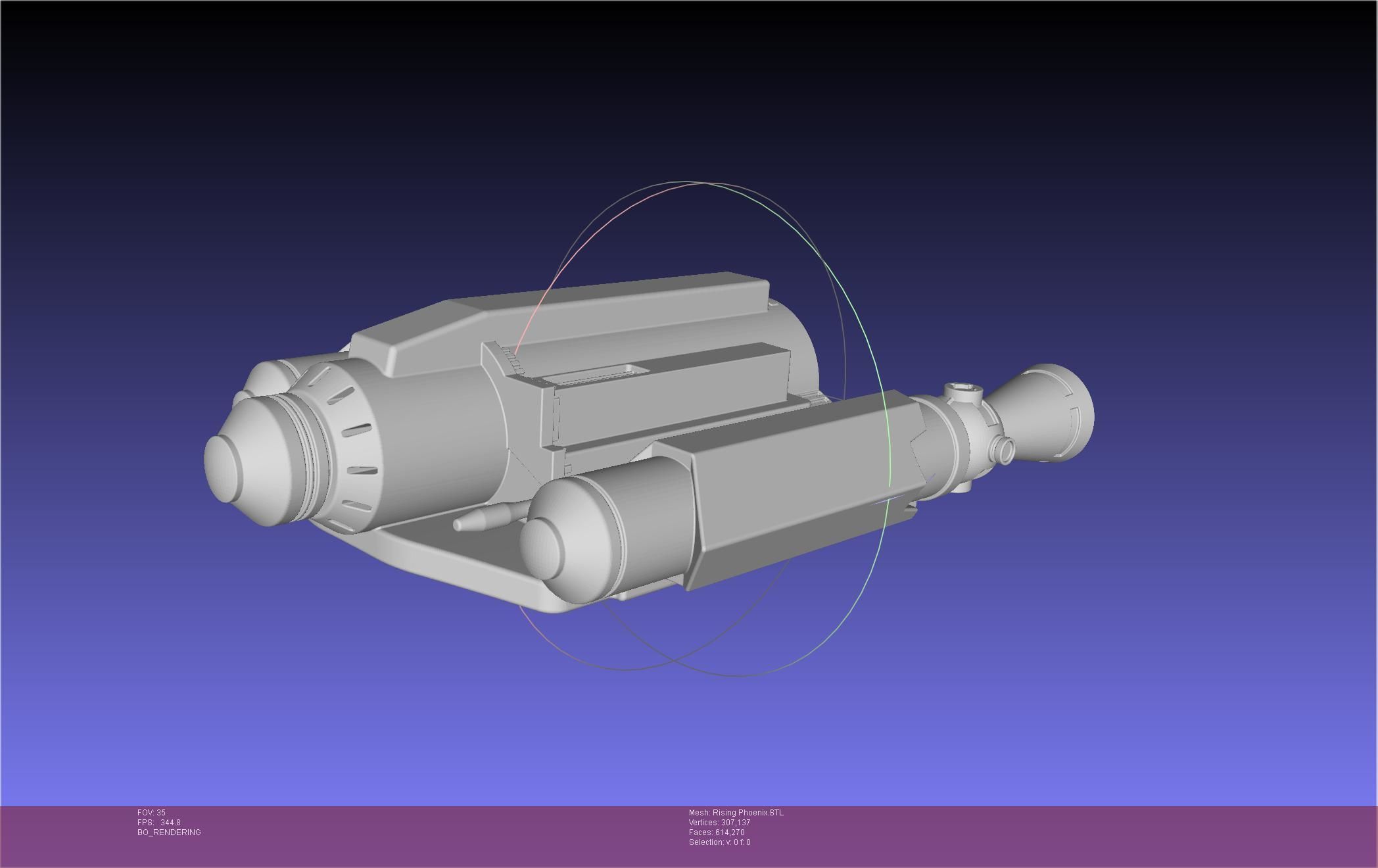 Star Wars The Mandalorian Rising Phoenix Jetpack 3D print model_138