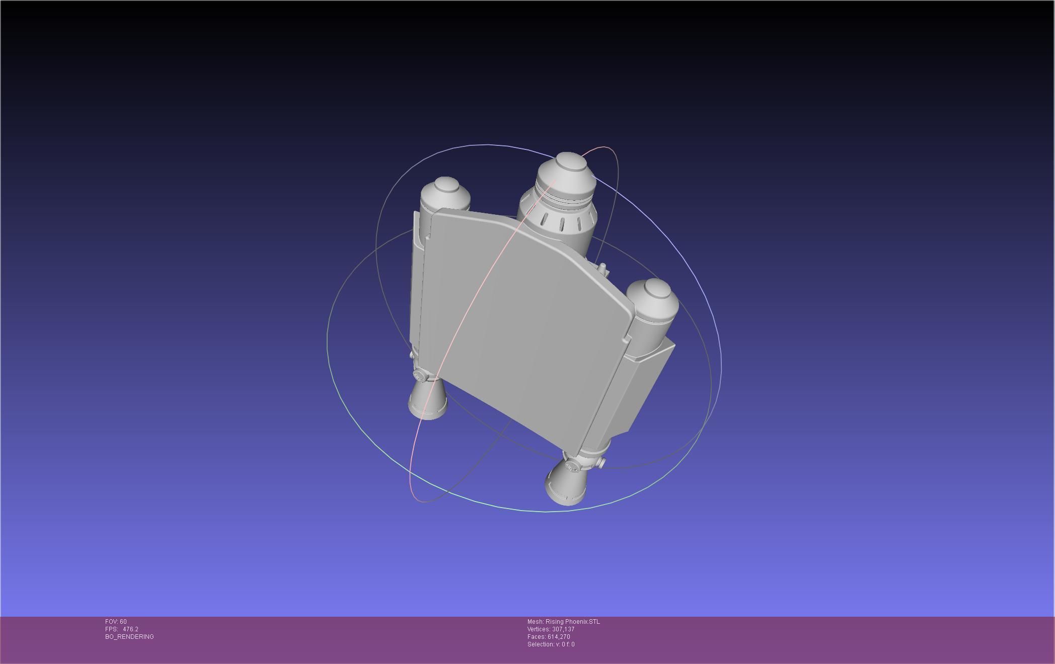 Star Wars The Mandalorian Rising Phoenix Jetpack 3D print model_71