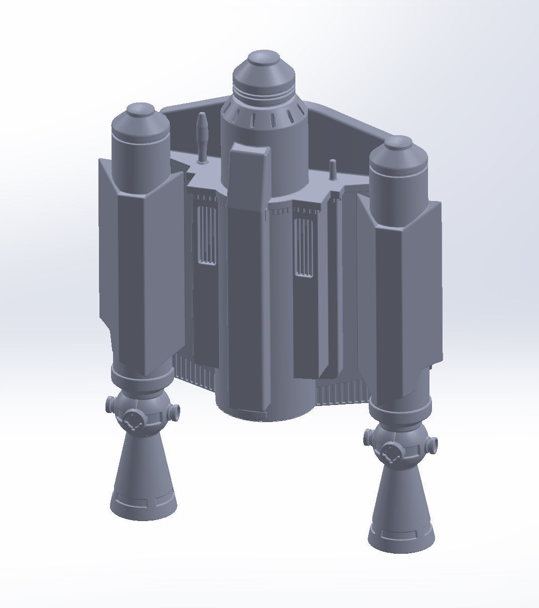 Star Wars The Mandalorian Rising Phoenix Jetpack 3D print model_3