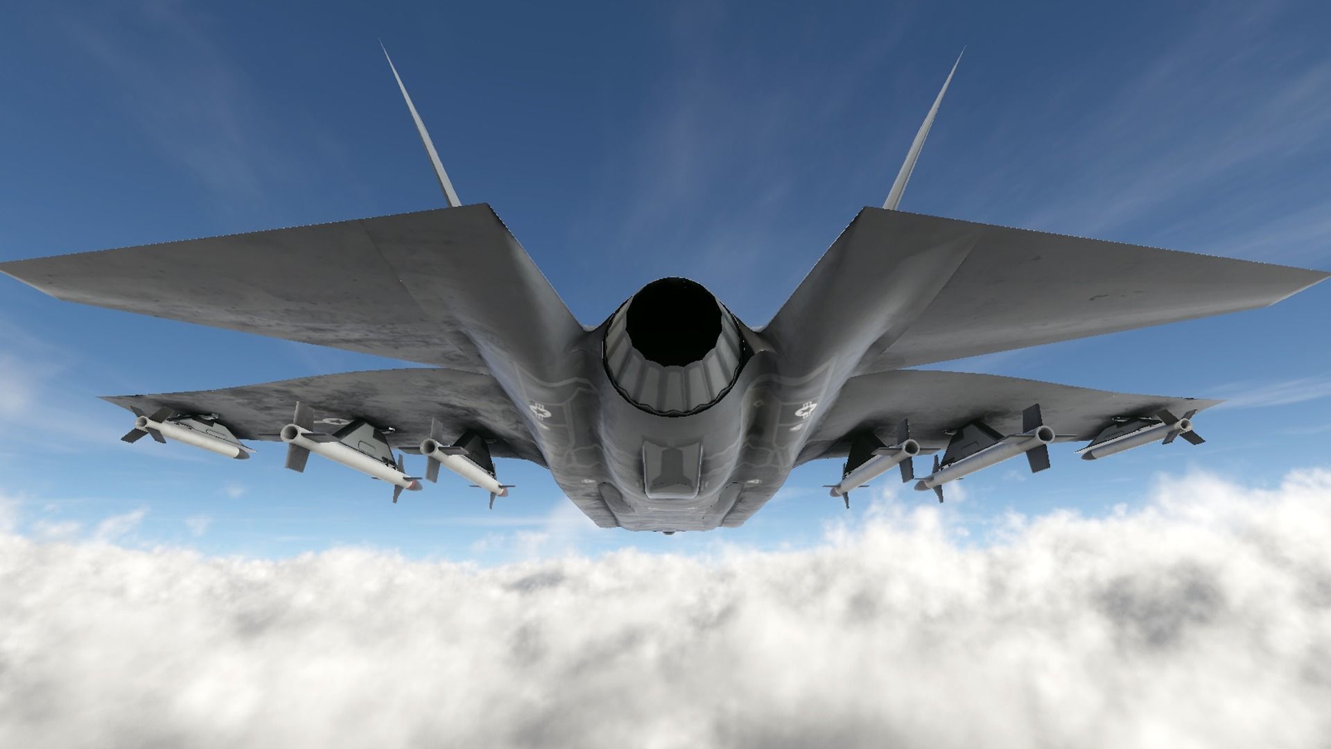 F-35 Fighter Jet Low-poly 3D model_10
