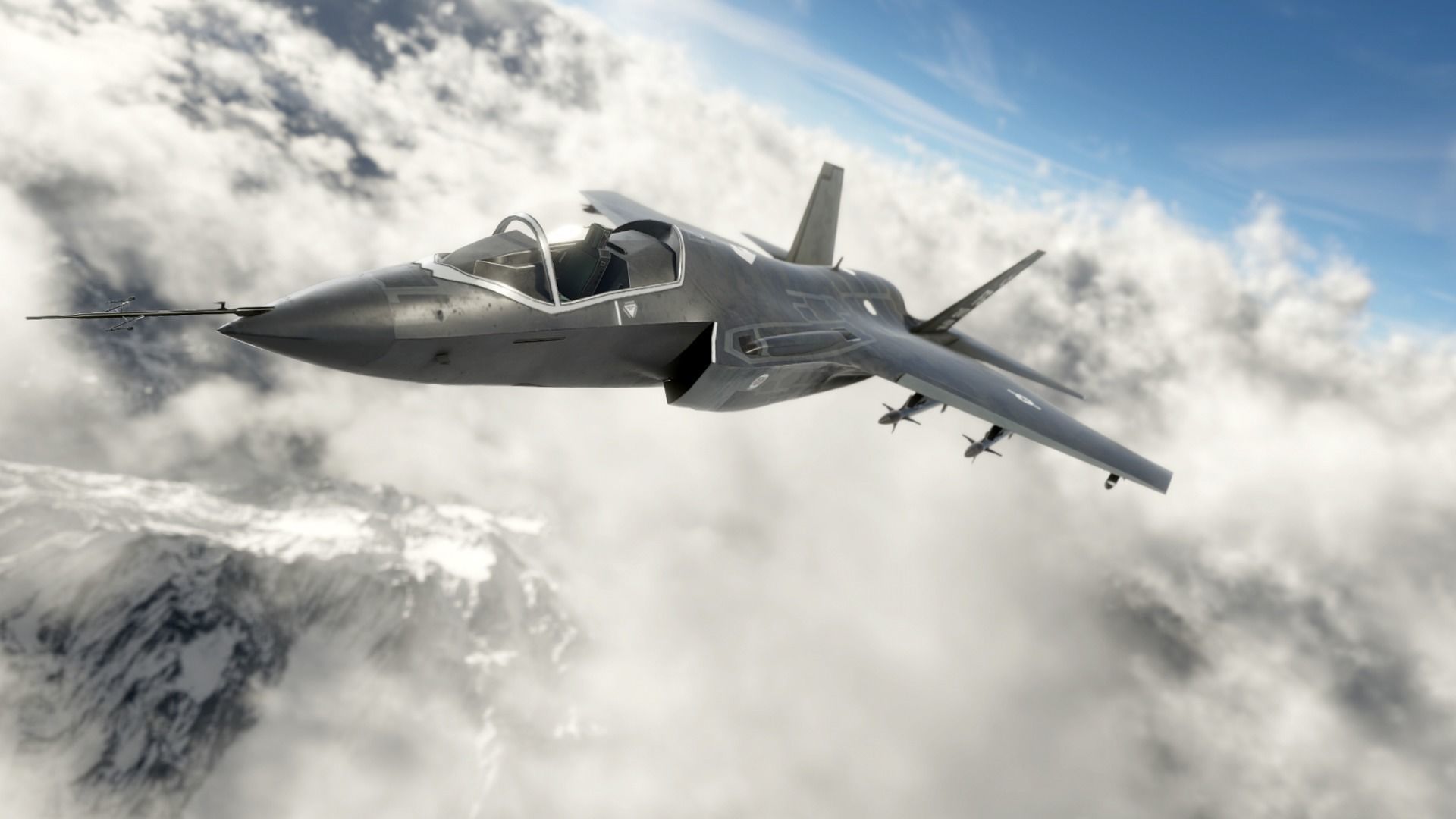 F-35 Fighter Jet Low-poly 3D model_7