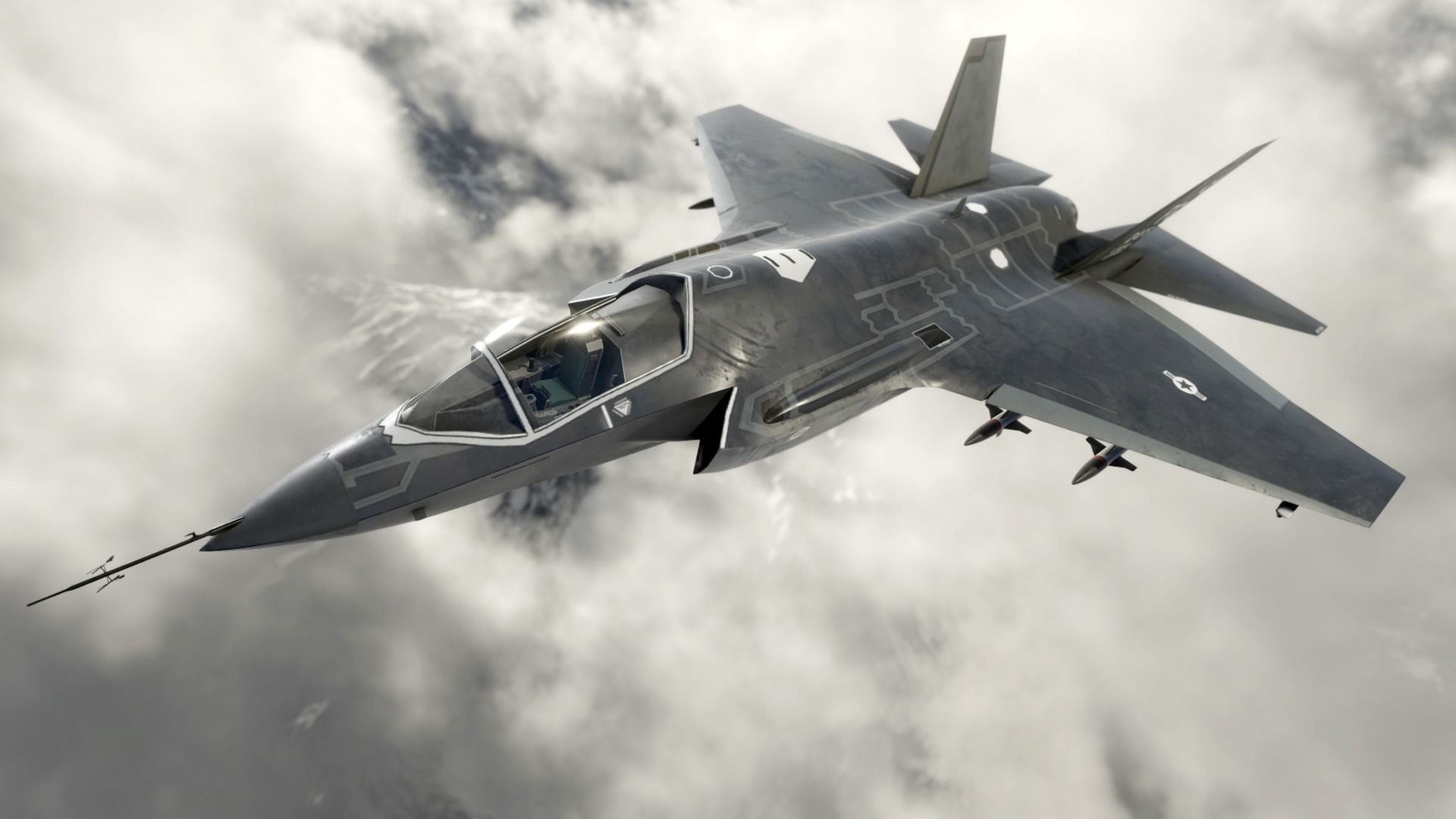 F-35 Fighter Jet Low-poly 3D model_12