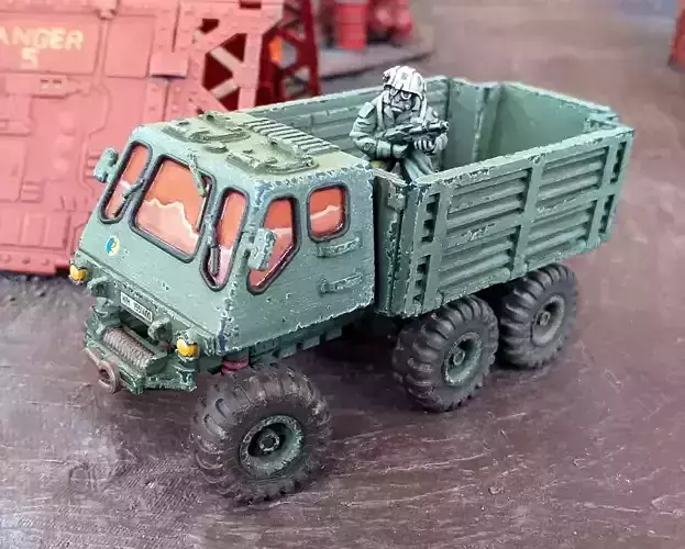Military Truck - 28mm Sci-Fi