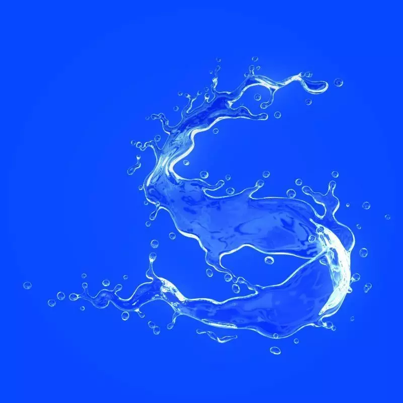 Water splash 3d model 3D model_0