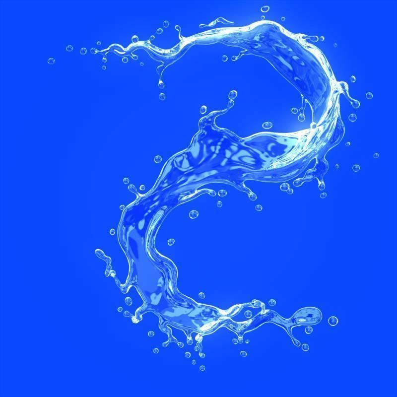 Water splash 3d model 3D model_9