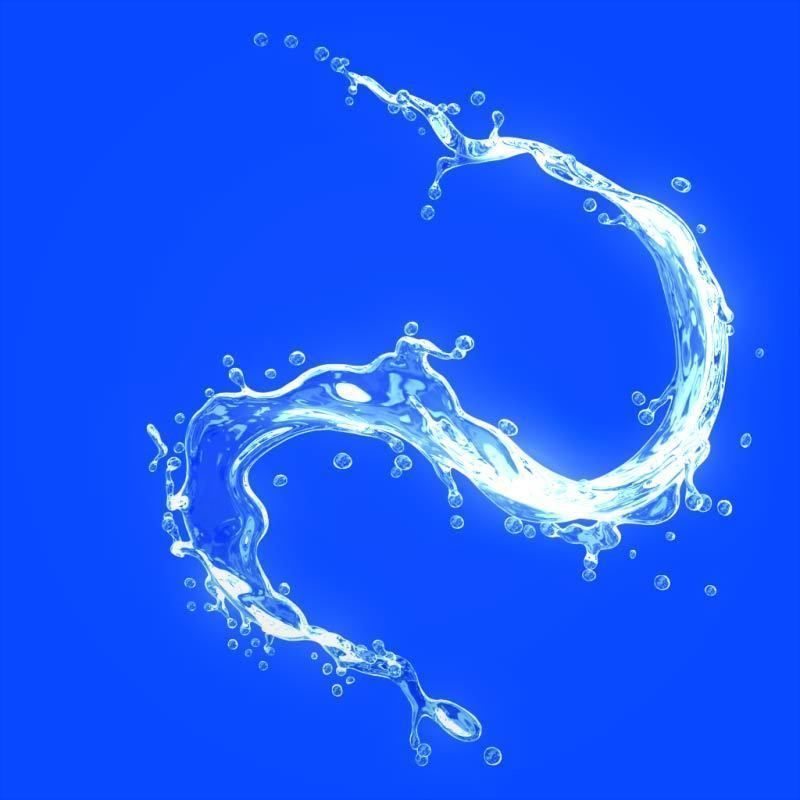 Water splash 3d model 3D model_8