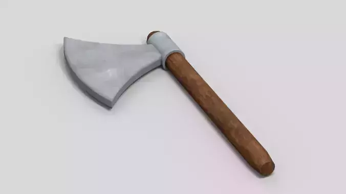 One Sided Medieval Battle Axe