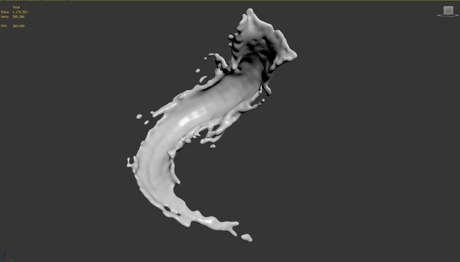 Water Splash 3D Model 3D model_10