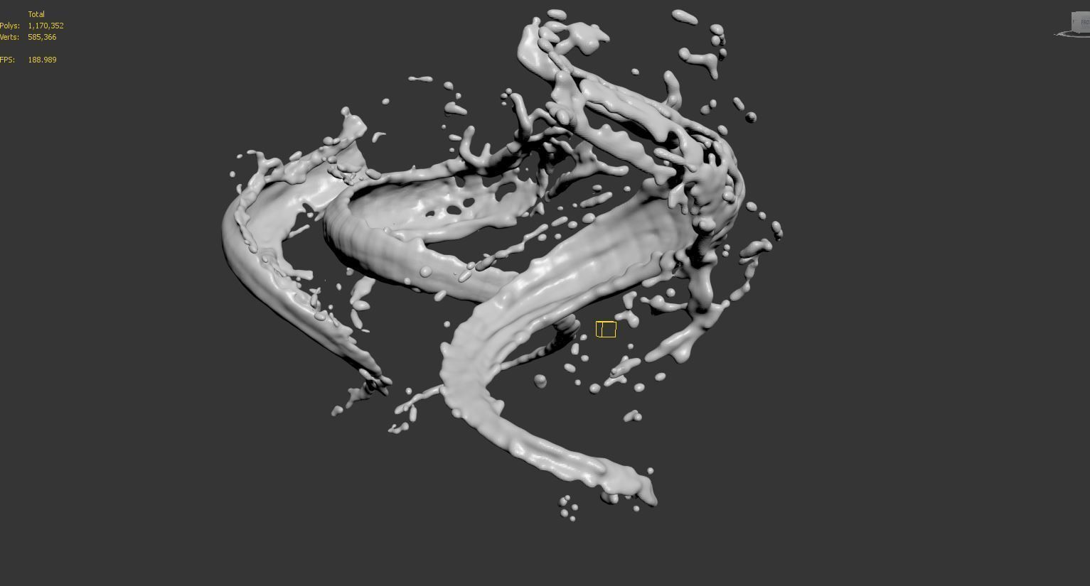 Water Splash 3D Model 3D model_7