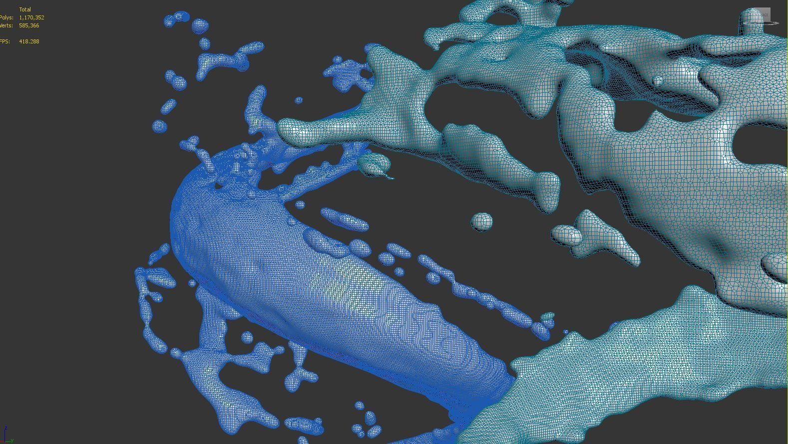 Water Splash 3D Model 3D model_4