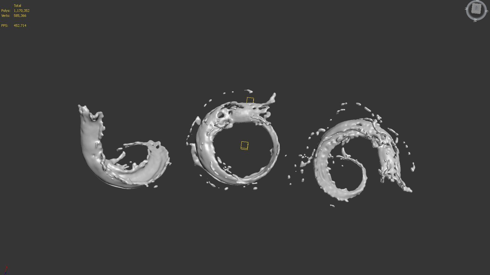 Water Splash 3D Model 3D model_6