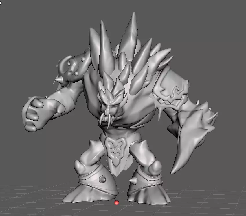 Glacial Malphite 3D Model 3D print model_0