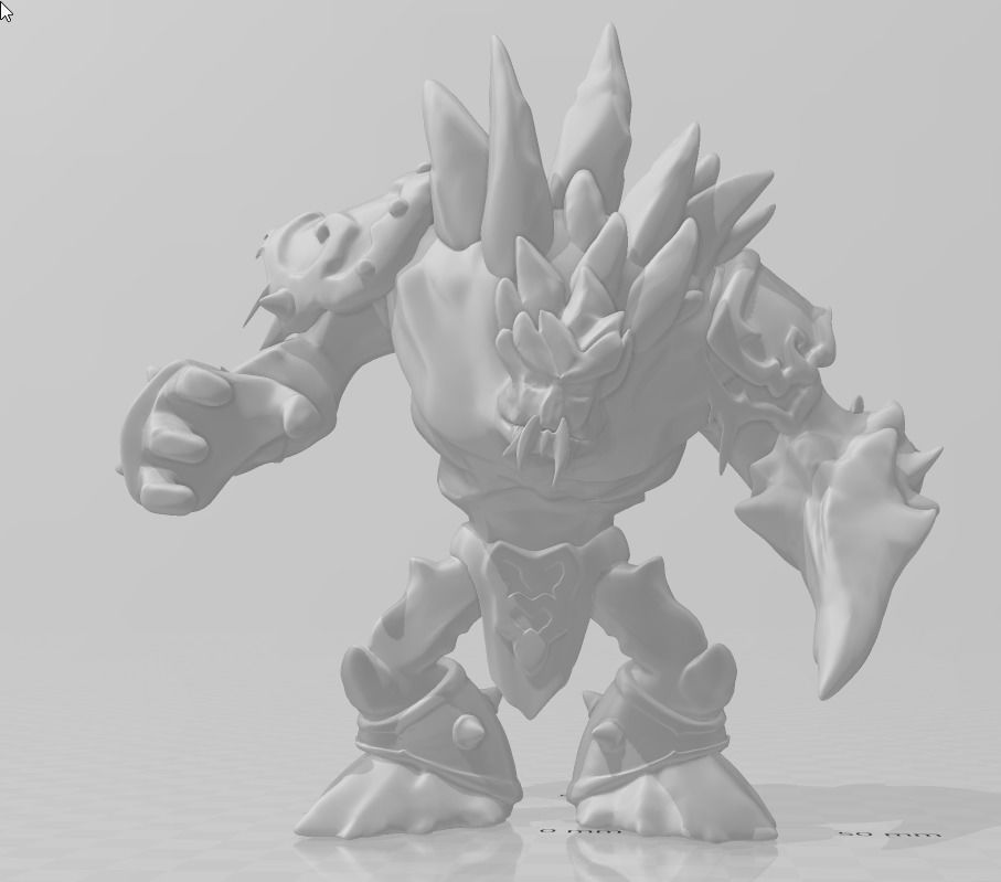 Glacial Malphite 3D Model 3D print model_1