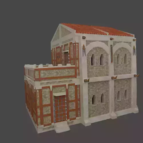 Fantasy medieval house 02