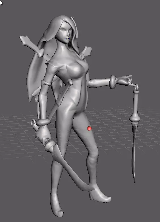 Warring Kingdoms Katarina 3D Model 3D print model_0