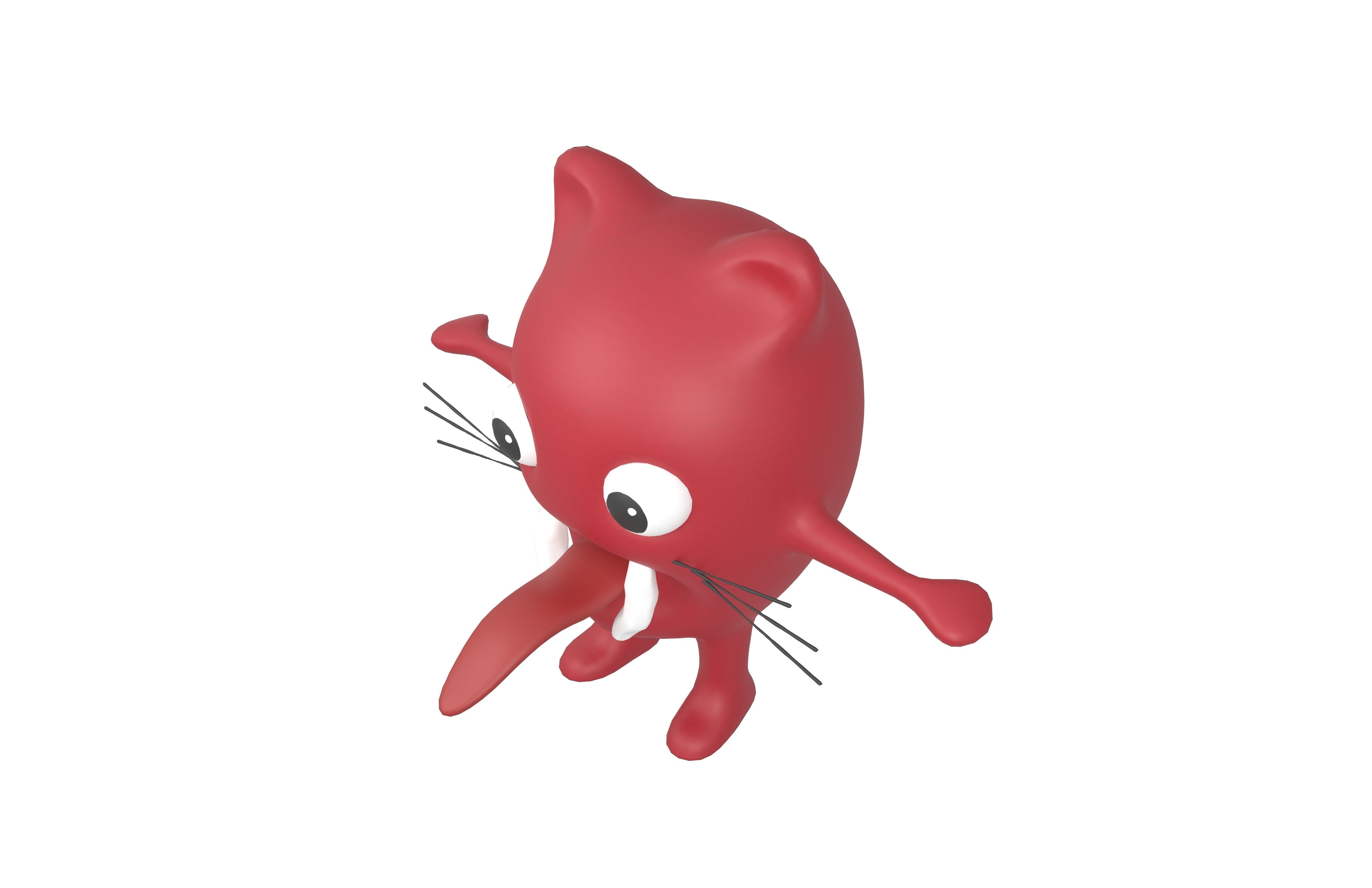 Aliens Monster v1 003 Low-poly 3D model_4