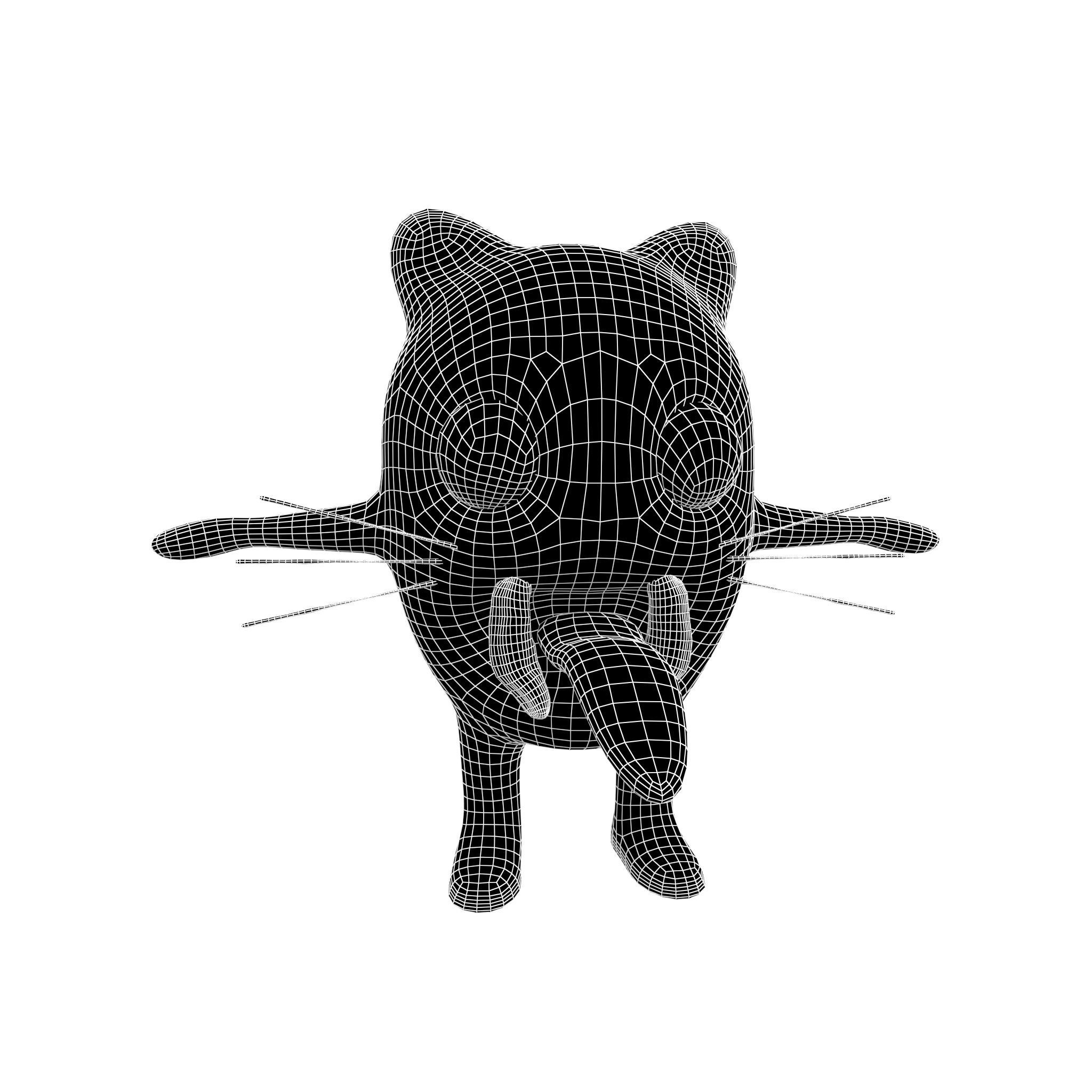 Aliens Monster v1 003 Low-poly 3D model_6