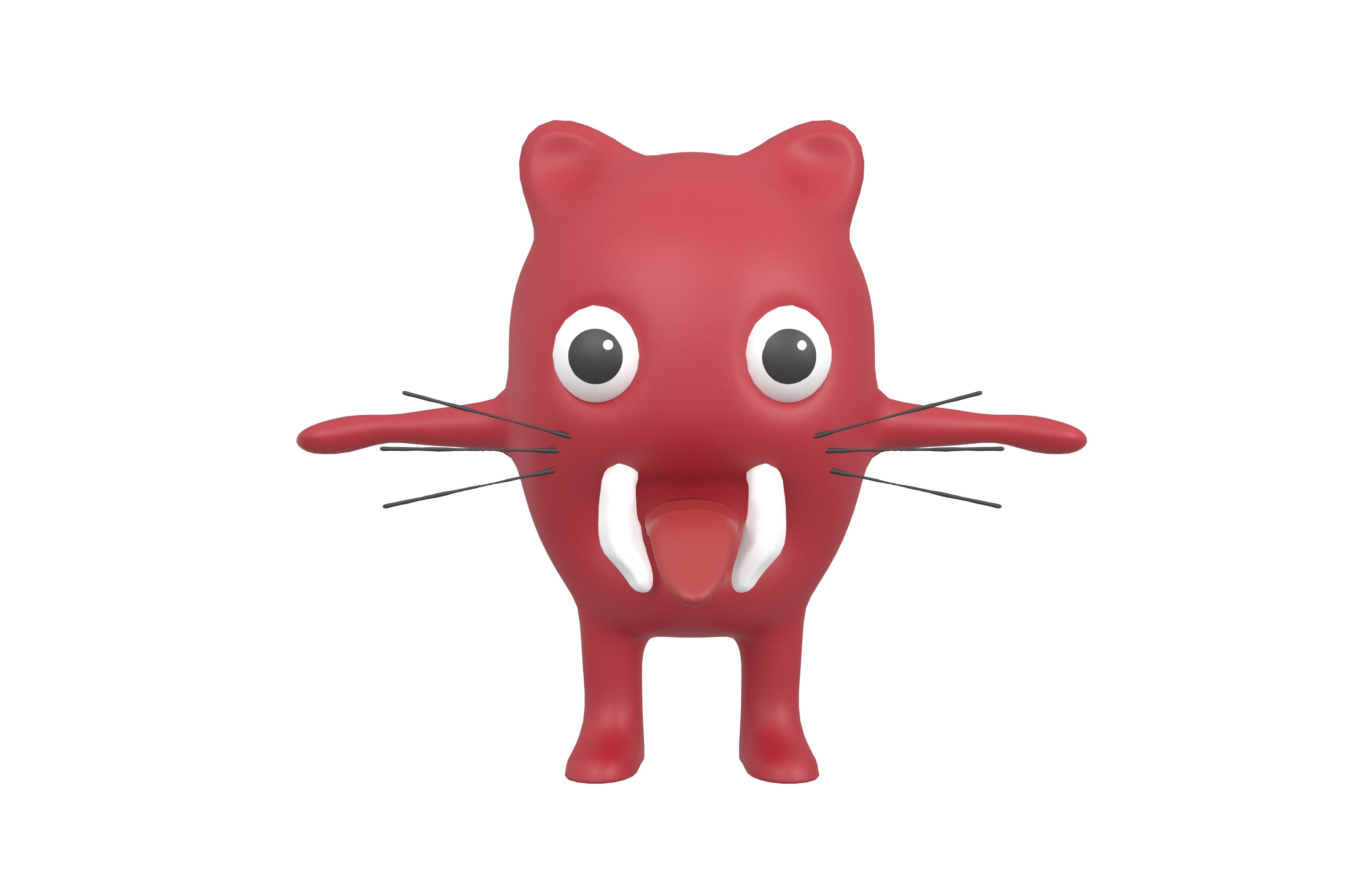 Aliens Monster v1 003 Low-poly 3D model_3