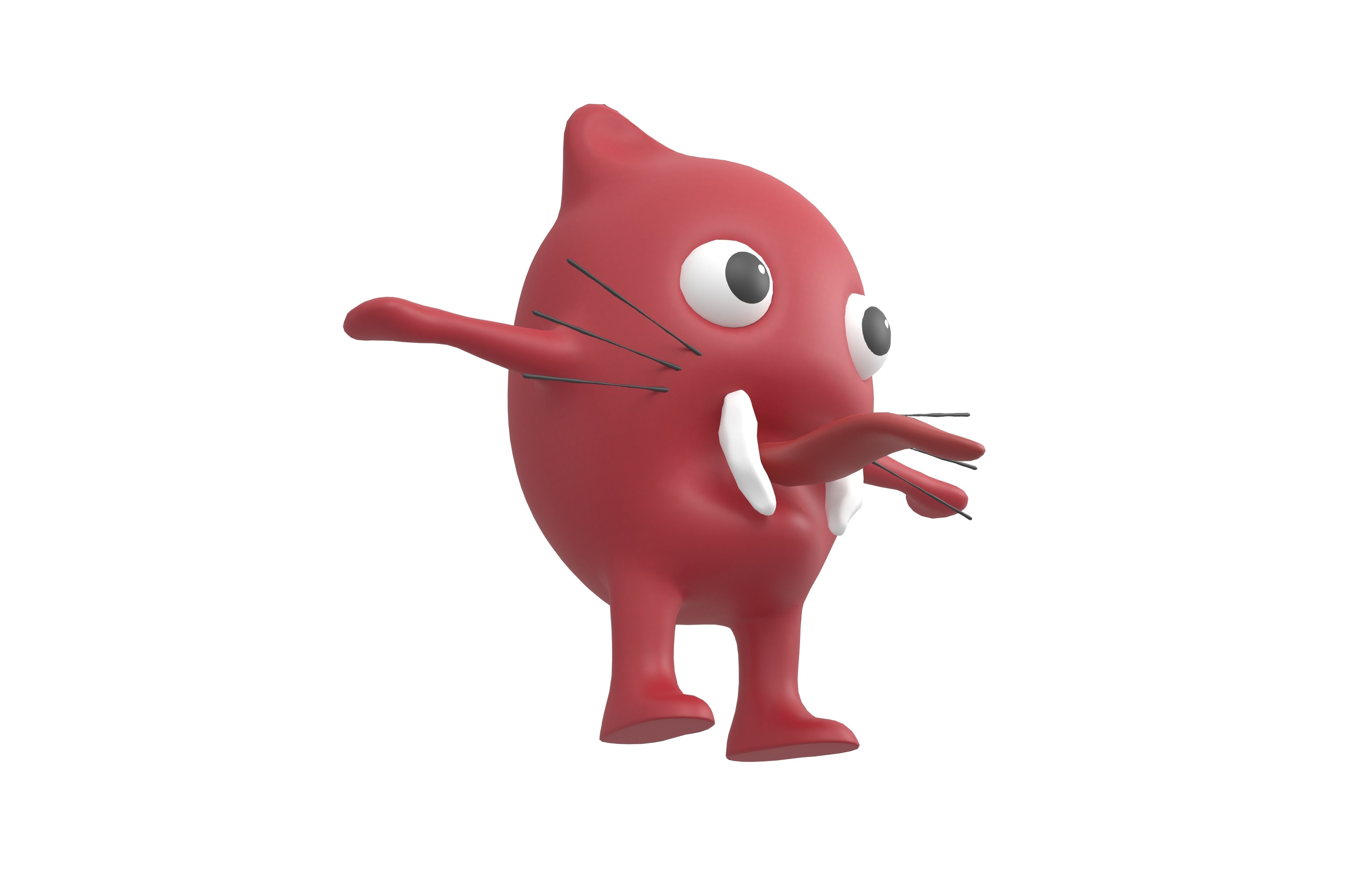 Aliens Monster v1 003 Low-poly 3D model_2