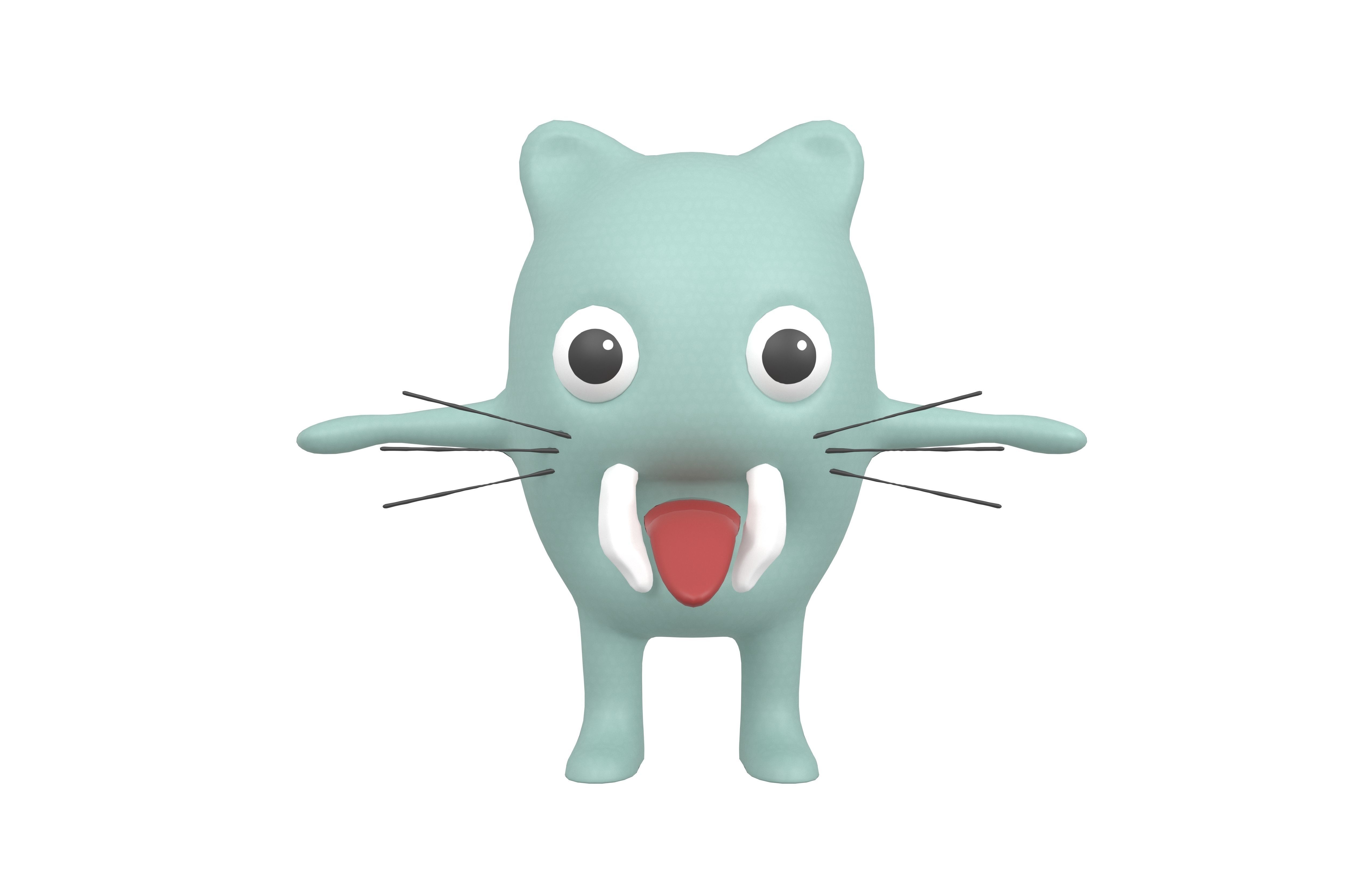 Aliens Monster v1 004 Low-poly 3D model_2