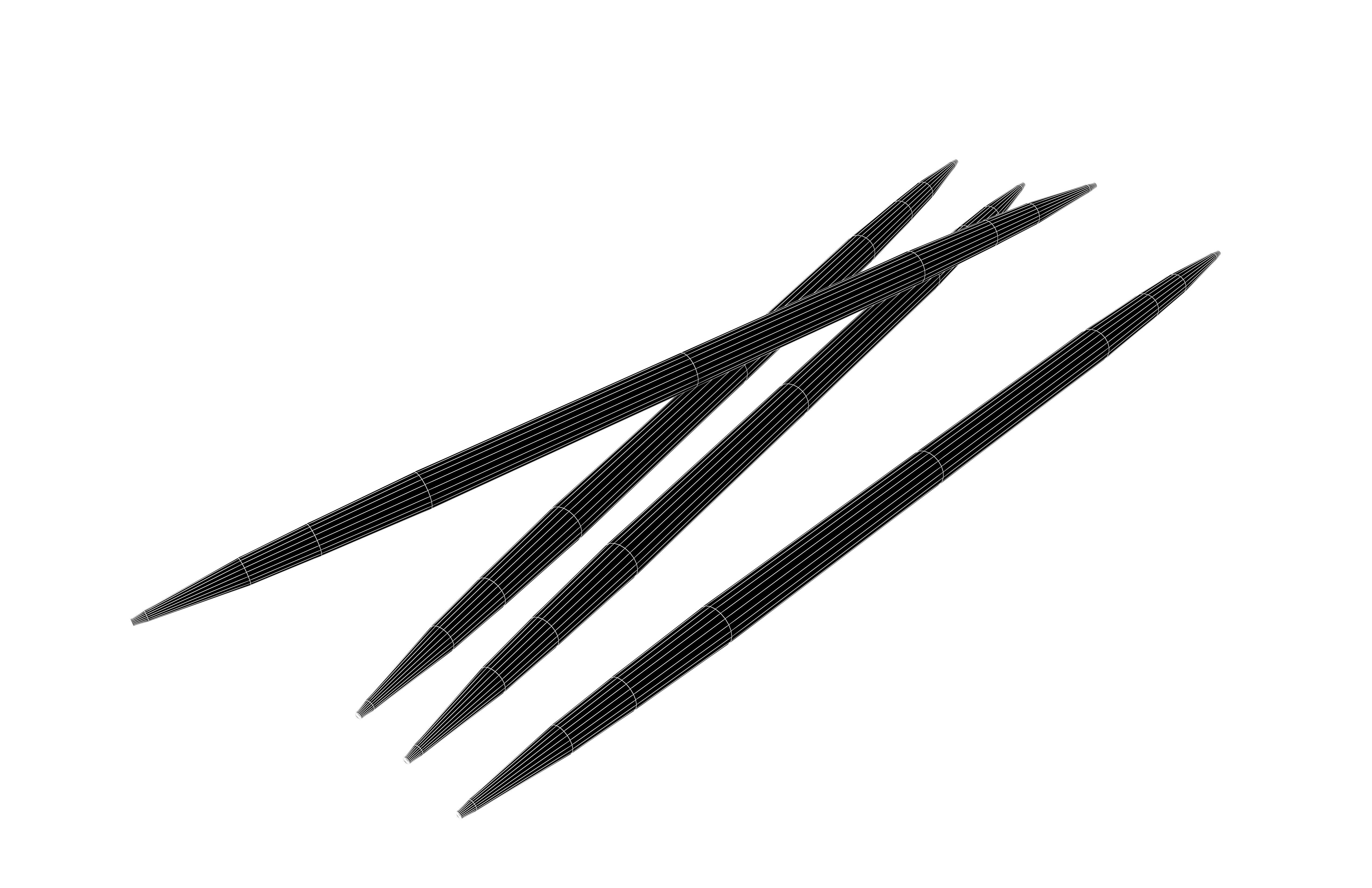 Toothpick v2 001 Low-poly 3D model_7