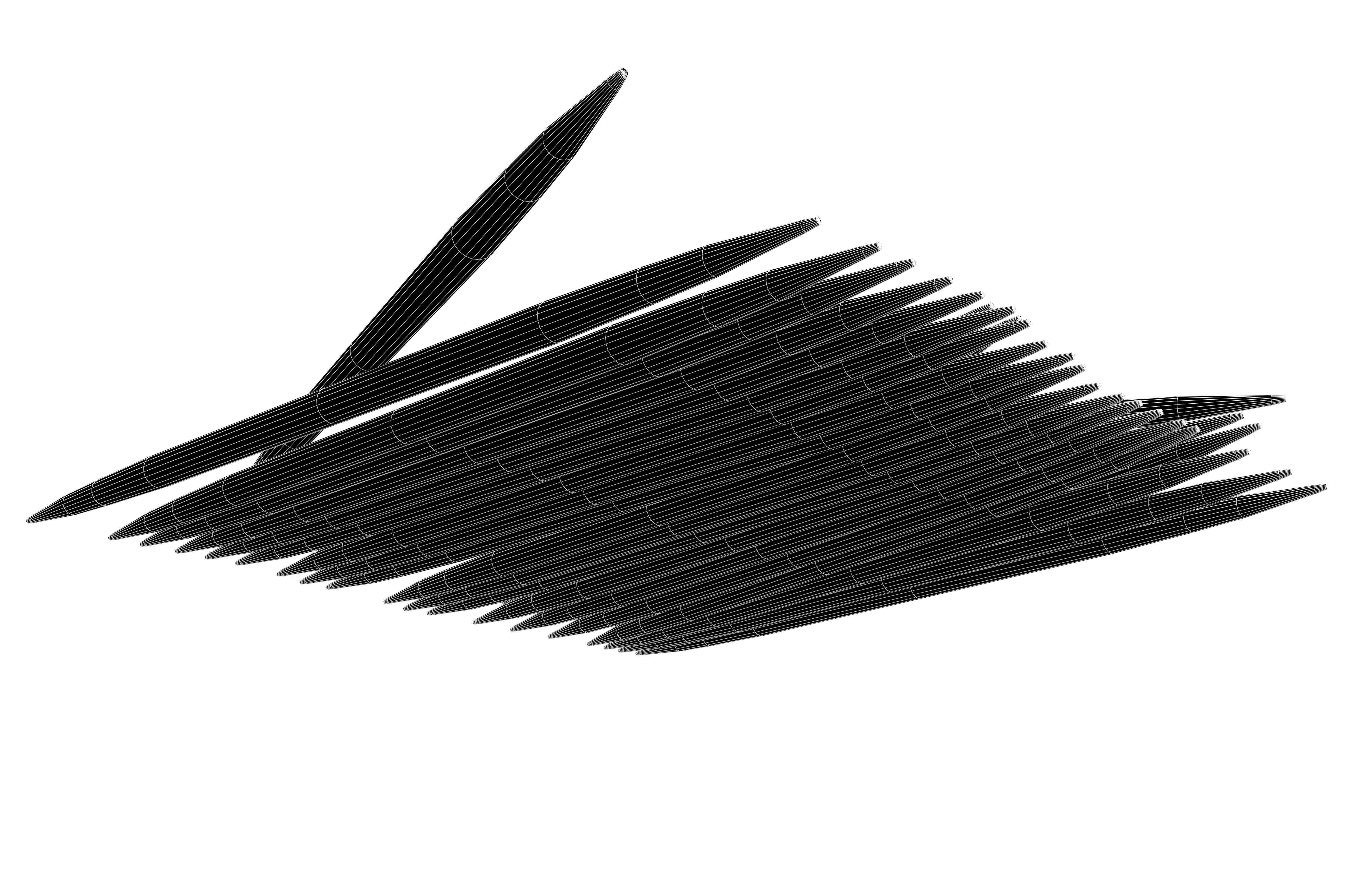 Toothpick v3 001 Low-poly 3D model_8