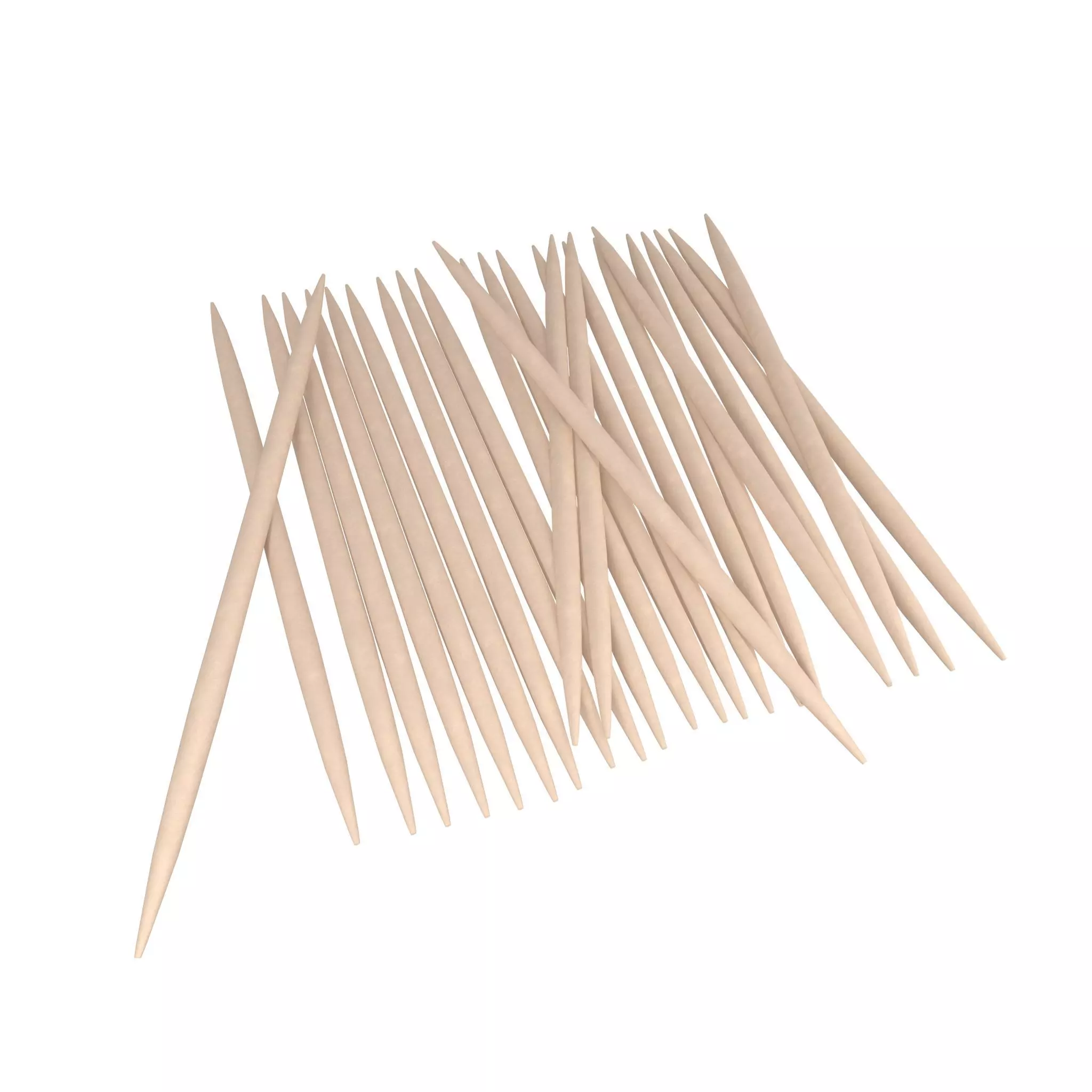 Toothpick v3 001 Low-poly 3D model_0
