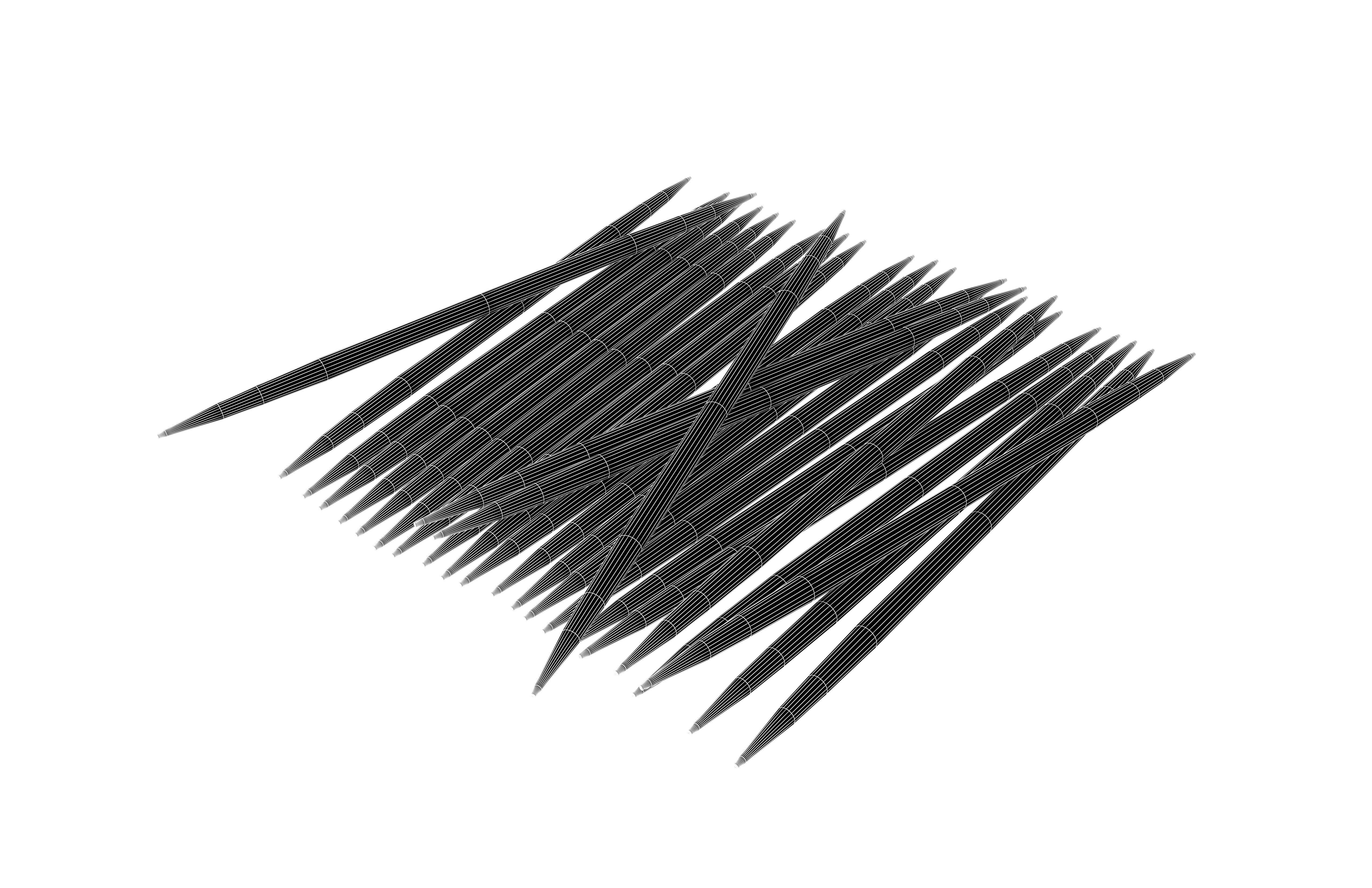 Toothpick v3 001 Low-poly 3D model_7