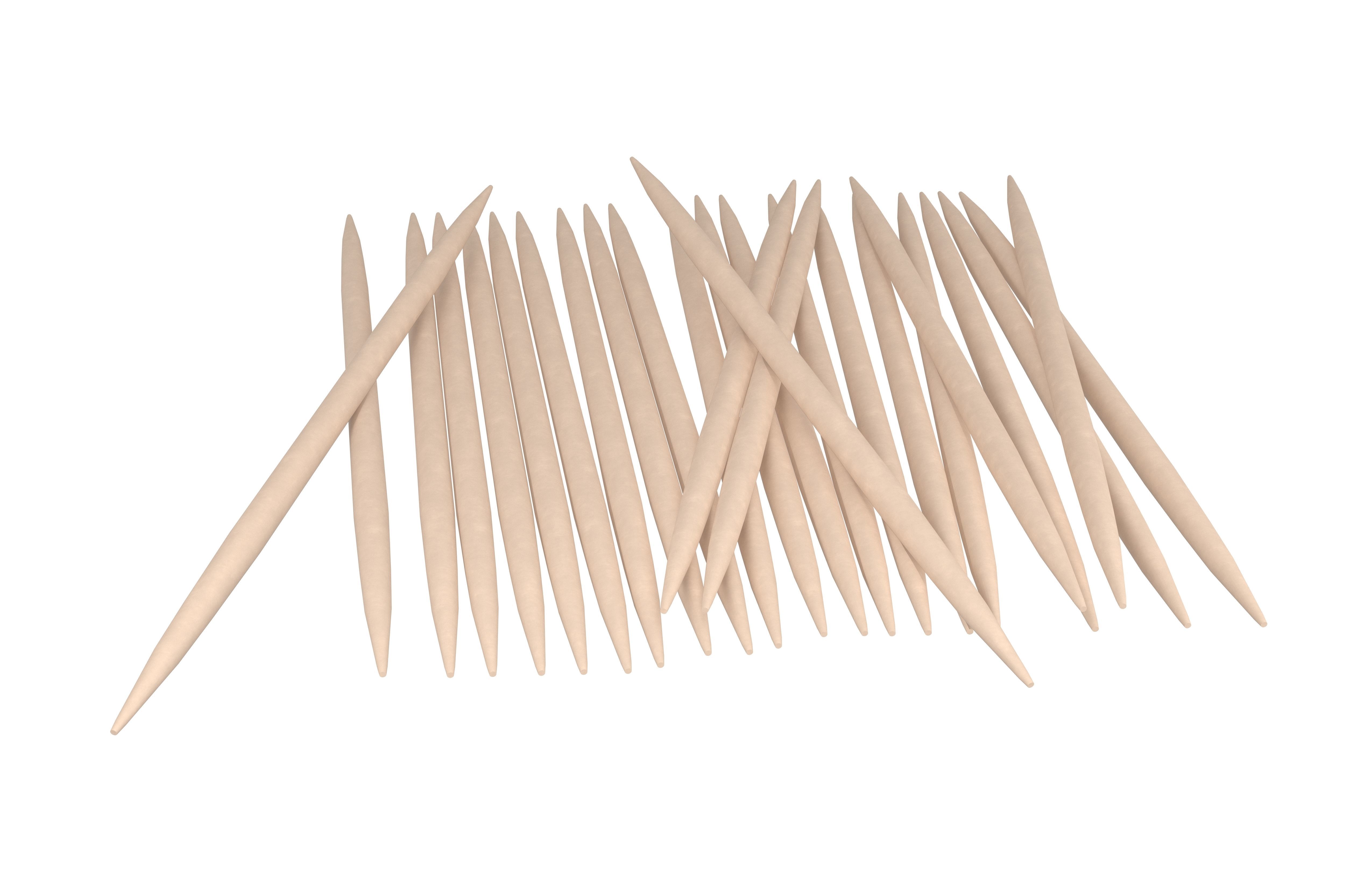 Toothpick v3 001 Low-poly 3D model_2