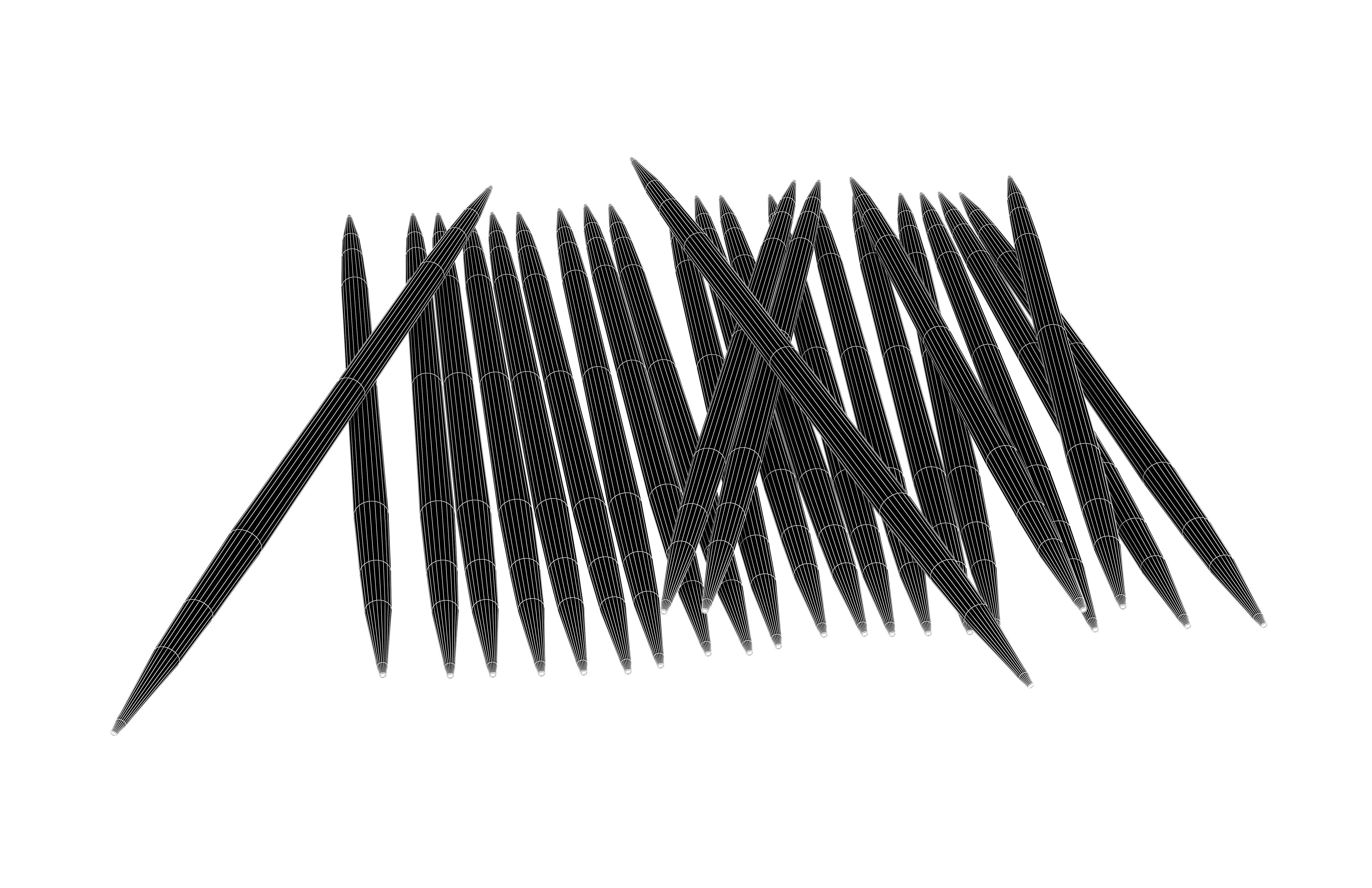 Toothpick v3 001 Low-poly 3D model_6