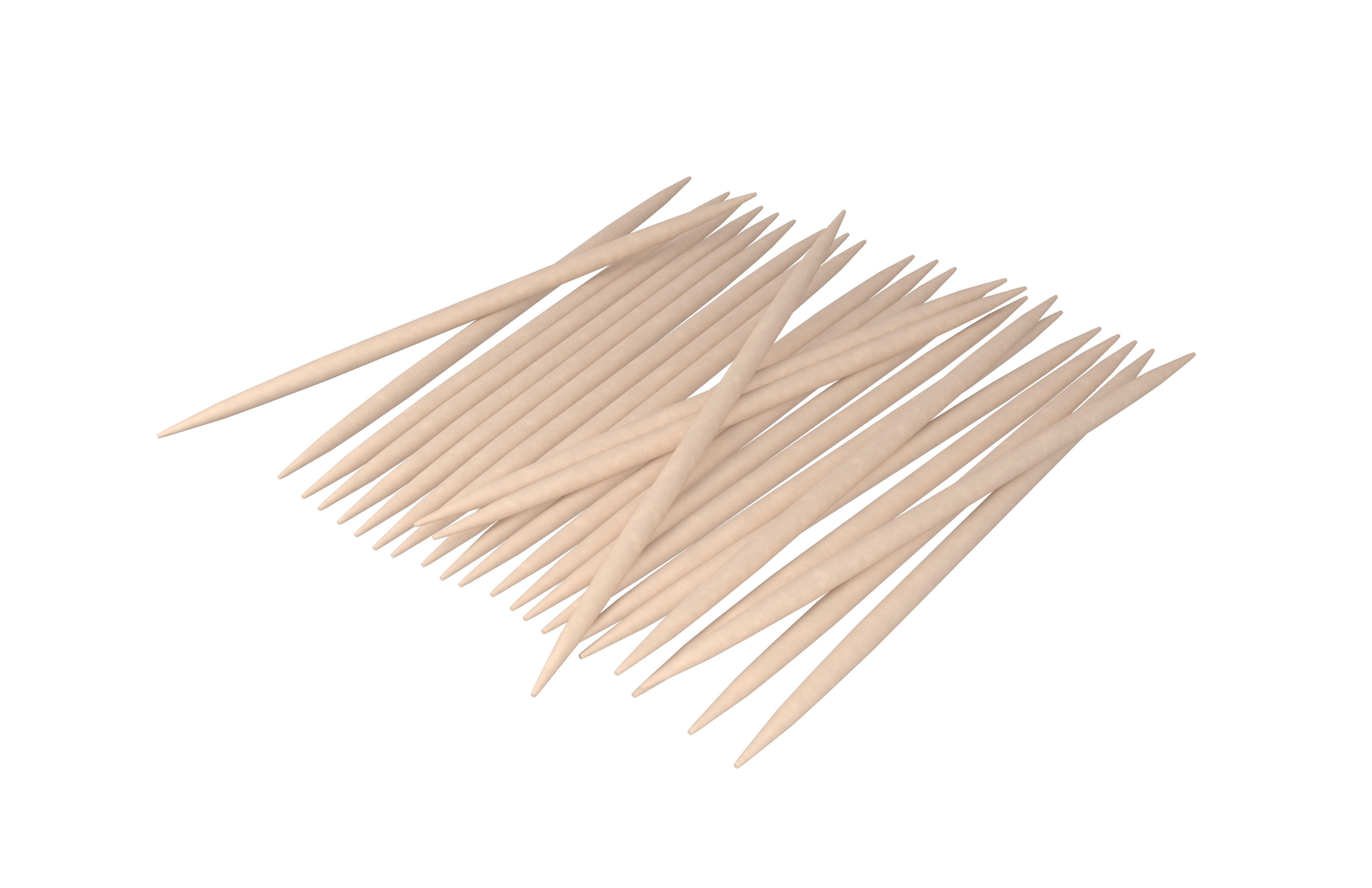 Toothpick v3 001 Low-poly 3D model_3