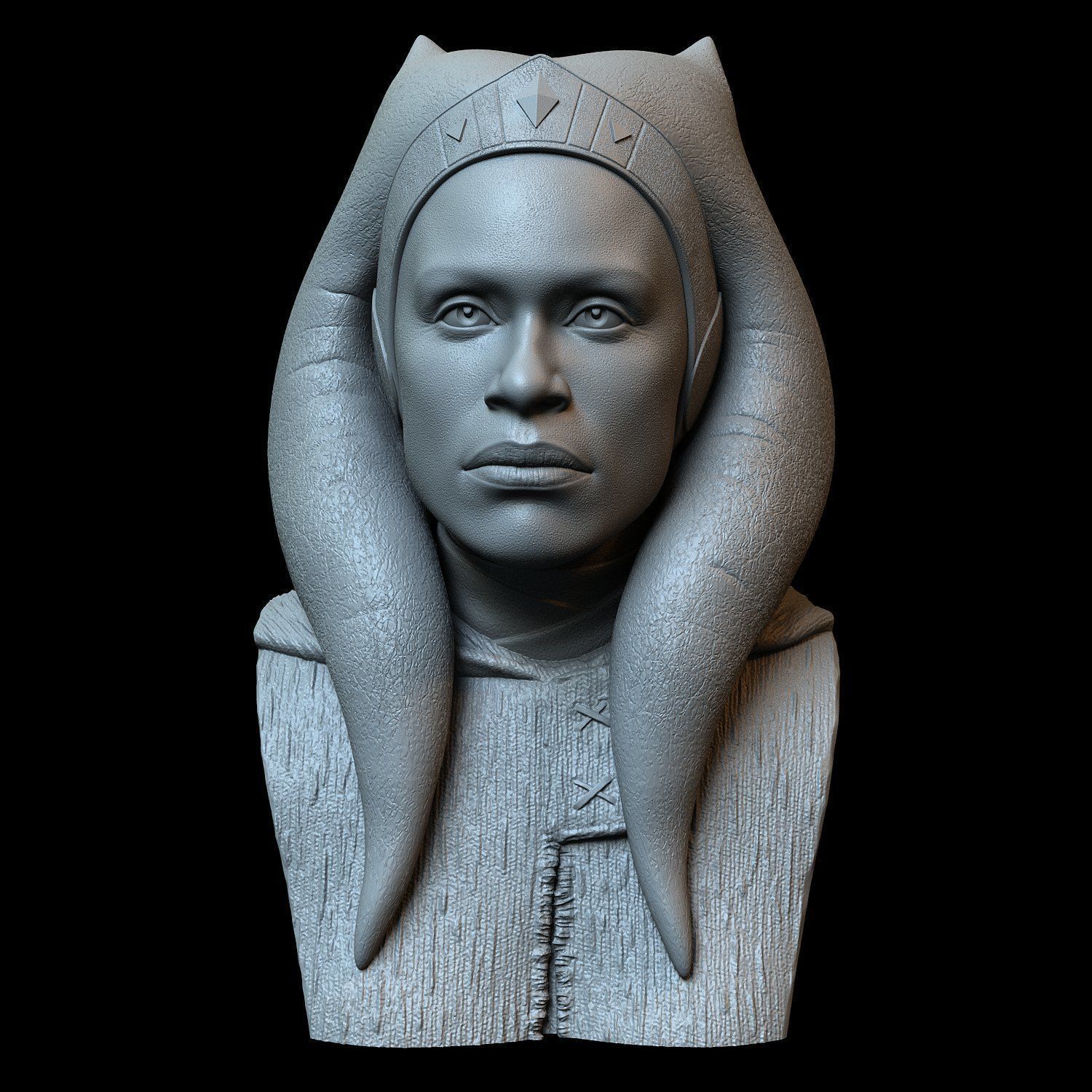 Rosario Dawson as Ahsoka Tano 3D print model_5