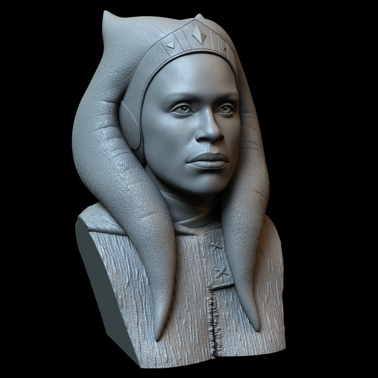 Rosario Dawson as Ahsoka Tano 3D print model_7
