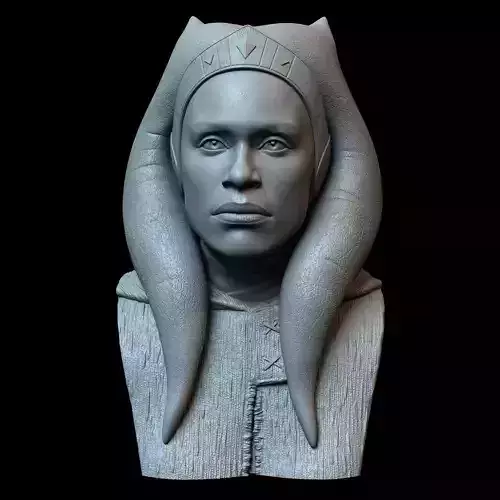Rosario Dawson as Ahsoka Tano 3D print model