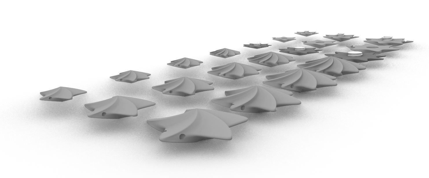 Decoration Stars For Chirstmas tree 3D print model_5