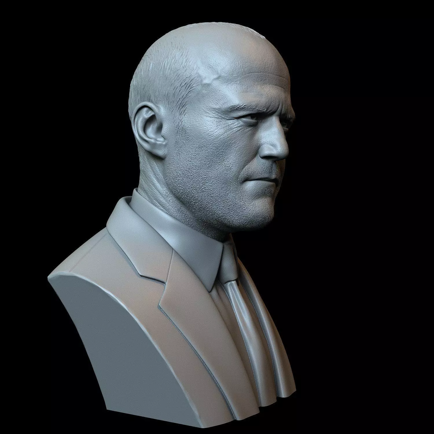Jason Statham 3D print model_0