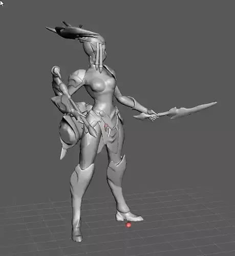 Headhunter Akali 3D Model